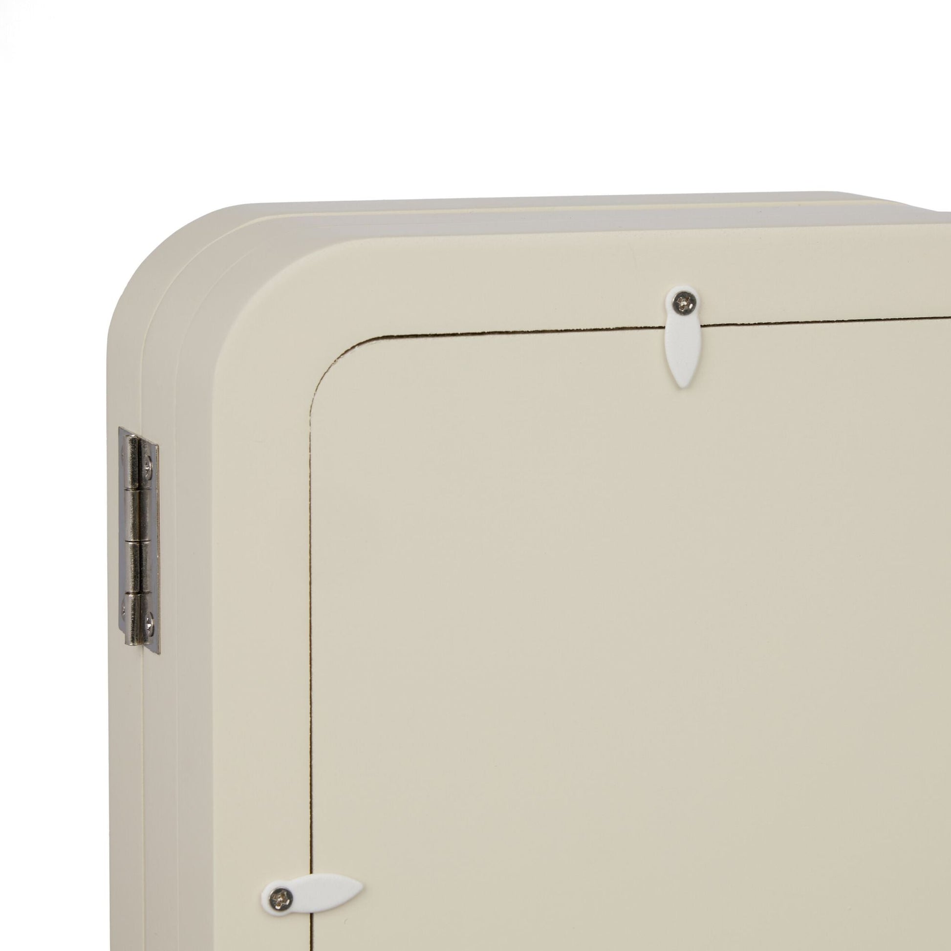 Baby Gipsabdruck Set mit Bilderrahmen Creme von Relaxdays