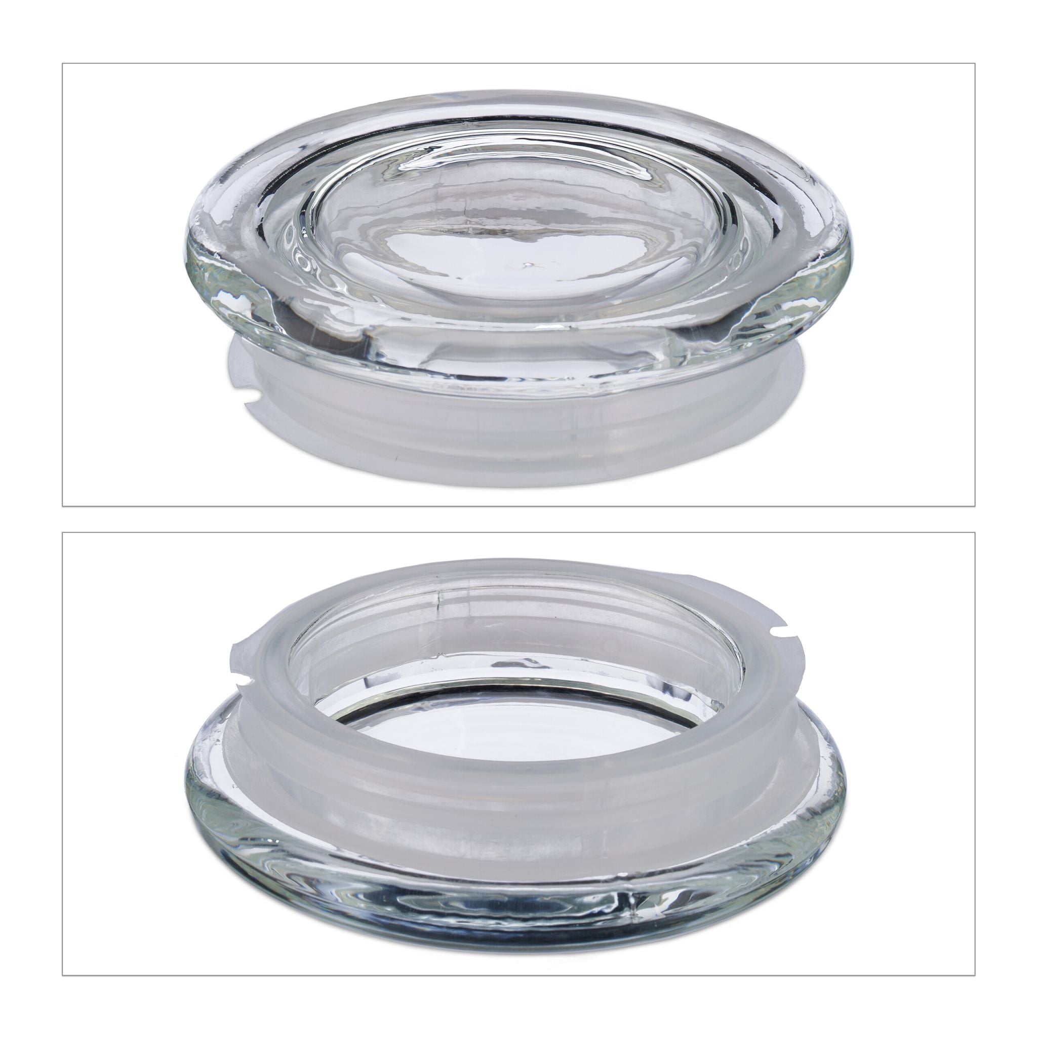 Vorratsgläser mit Deckel 1300ml 6er-Set Transparent