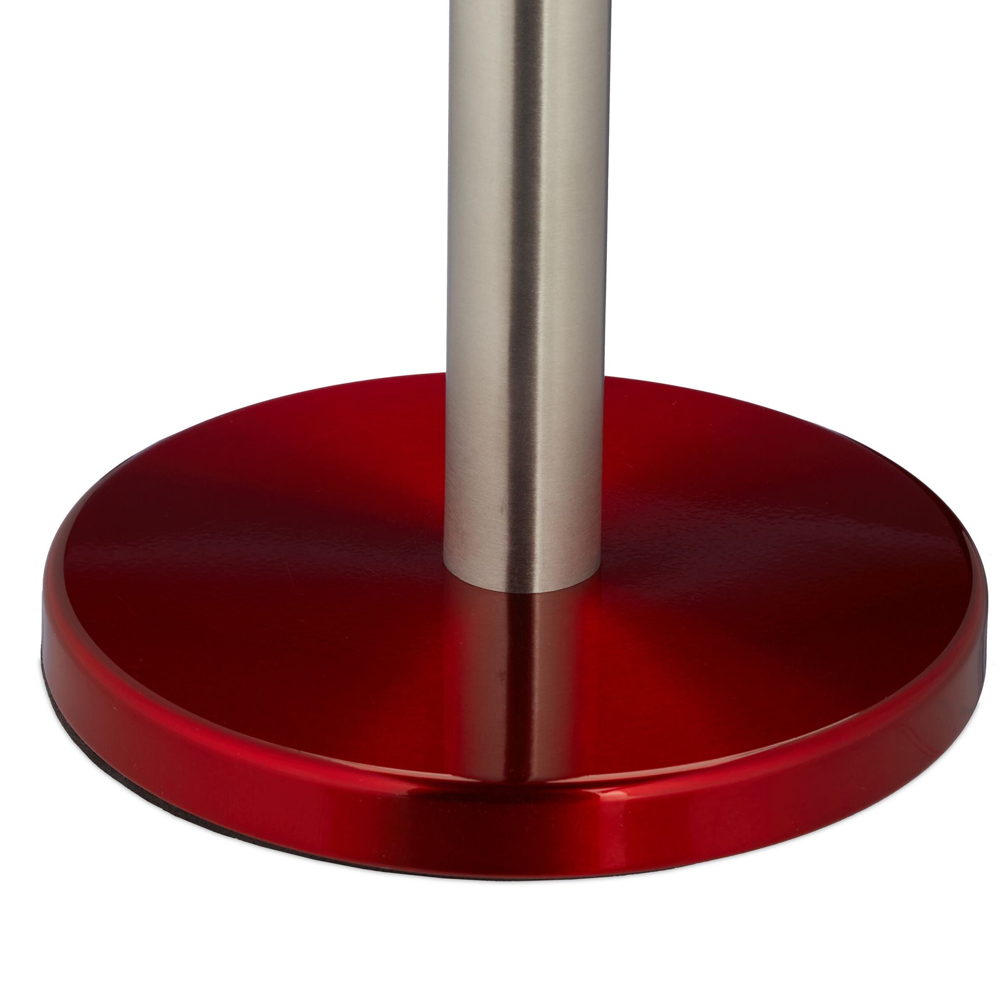 Stehender Küchenrollenhalter Rot-Silber