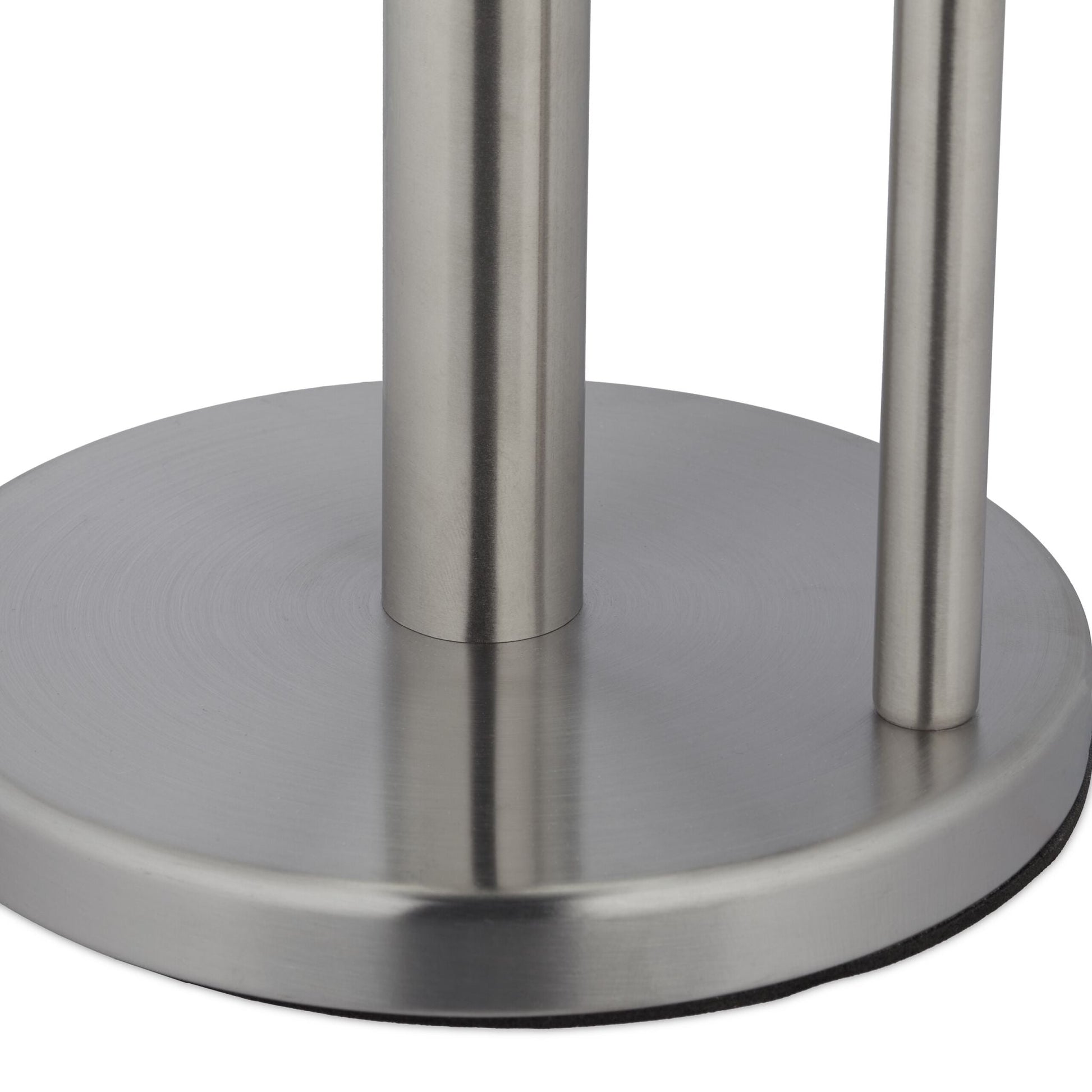 Küchenrollenhalter Edelstahl Silber von Relaxdays