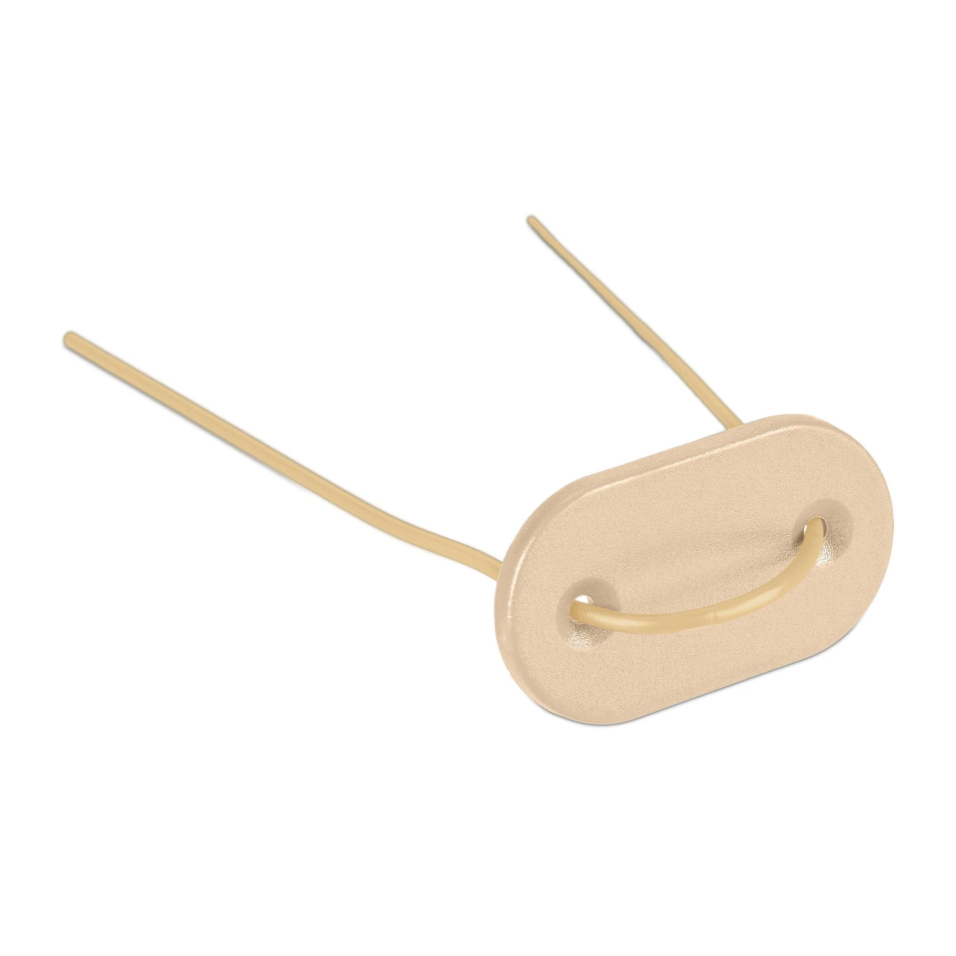 Sichtschutz Befestigung 52er-Set Beige von Relaxdays