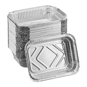 Aluschalen Grill 50er-Set Silber von Relaxdays