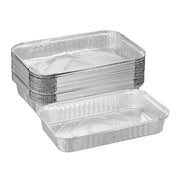 Aluschalen Grill 25er-Set Silber von Relaxdays