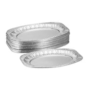 Servierplatten Alu 25er-Set Silber von Relaxdays