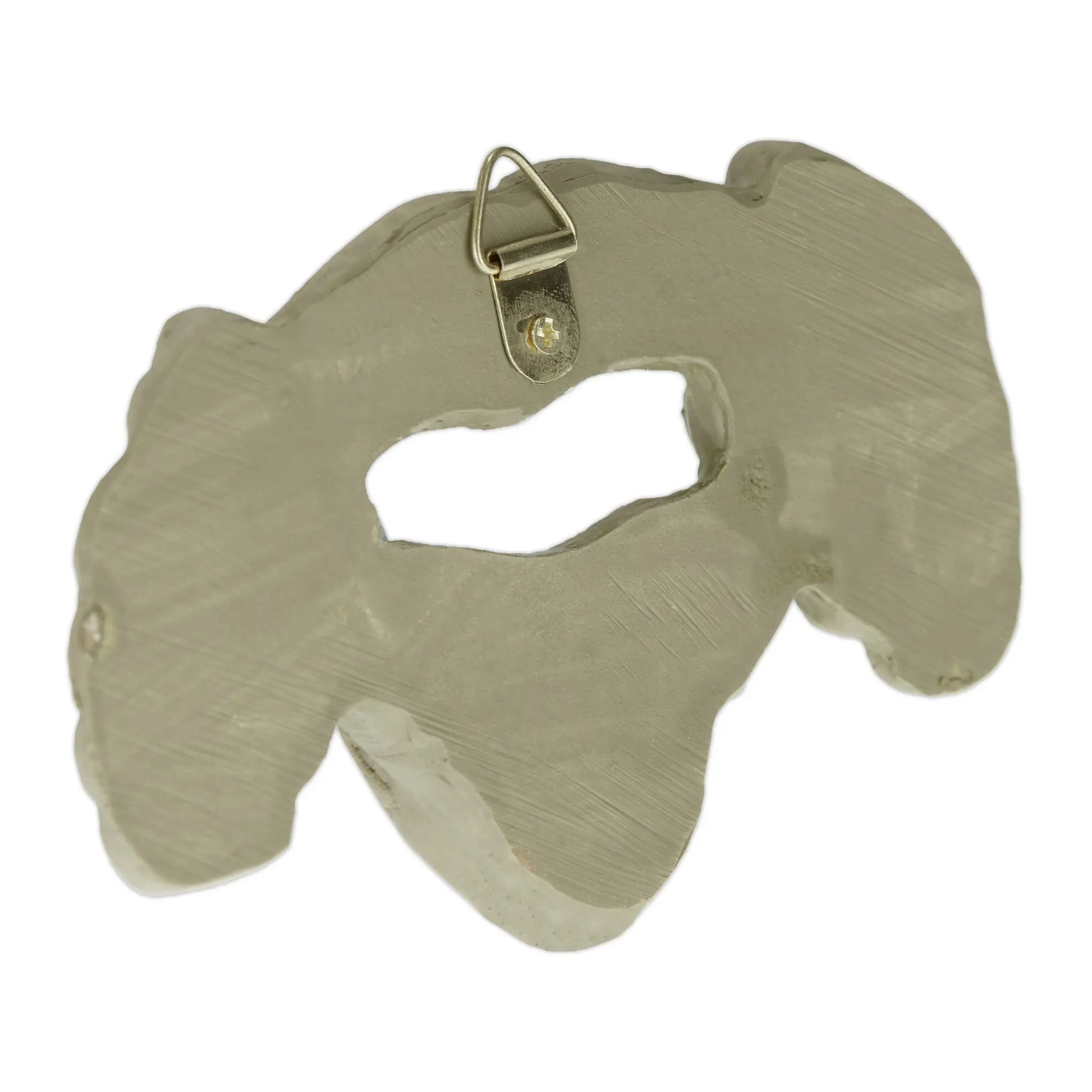 Baumgesicht mit rausgestreckter Zunge Anthrazit-Beige-Braun von Relaxdays