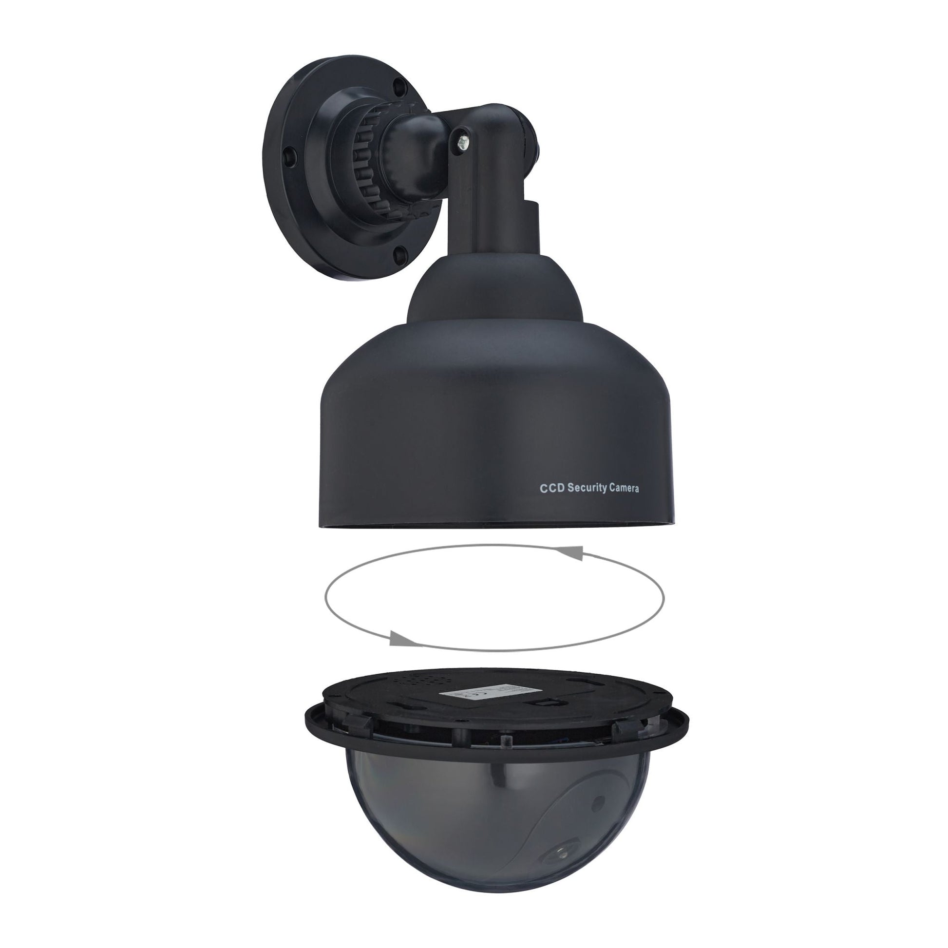 Kameraattrappe Kugelform Schwarz von Relaxdays