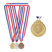 Medaillen für Kinder 3er-Set Gold-Kupfer-Silber von Relaxdays