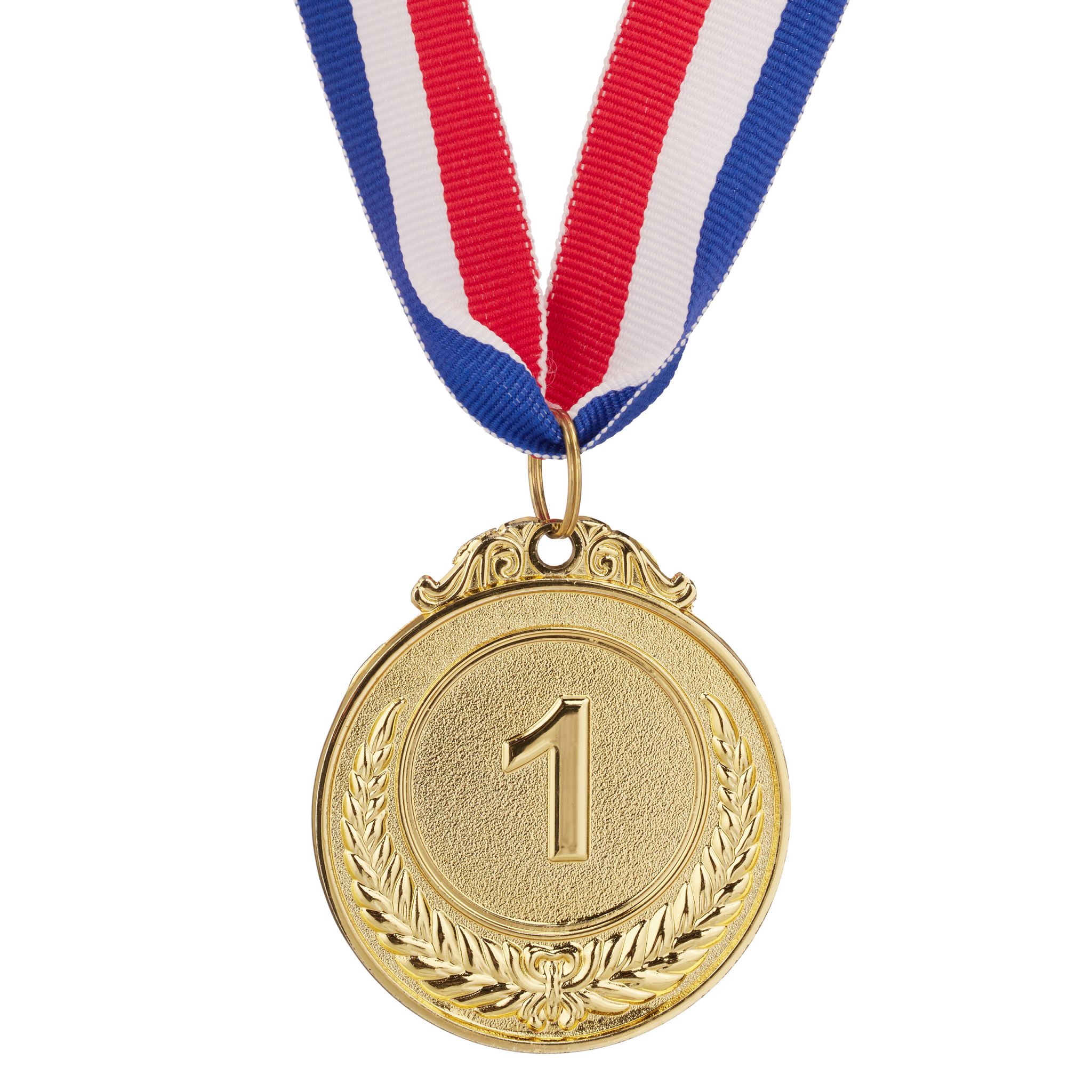 Medaillen für Kinder 3er-Set Gold-Kupfer-Silber von Relaxdays