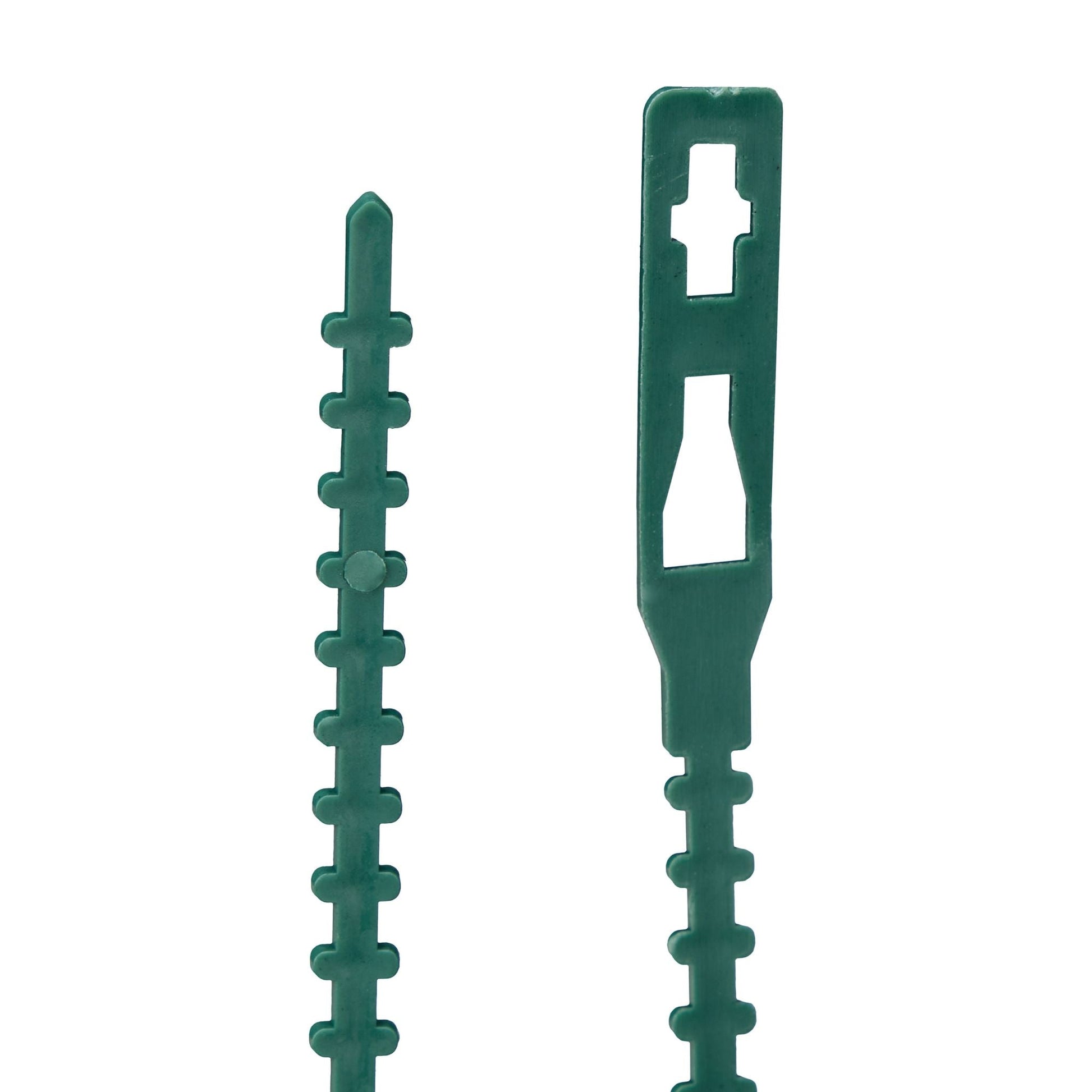 Pflanzenbinder 14cm 200er-Set Dunkelgrün von Relaxdays