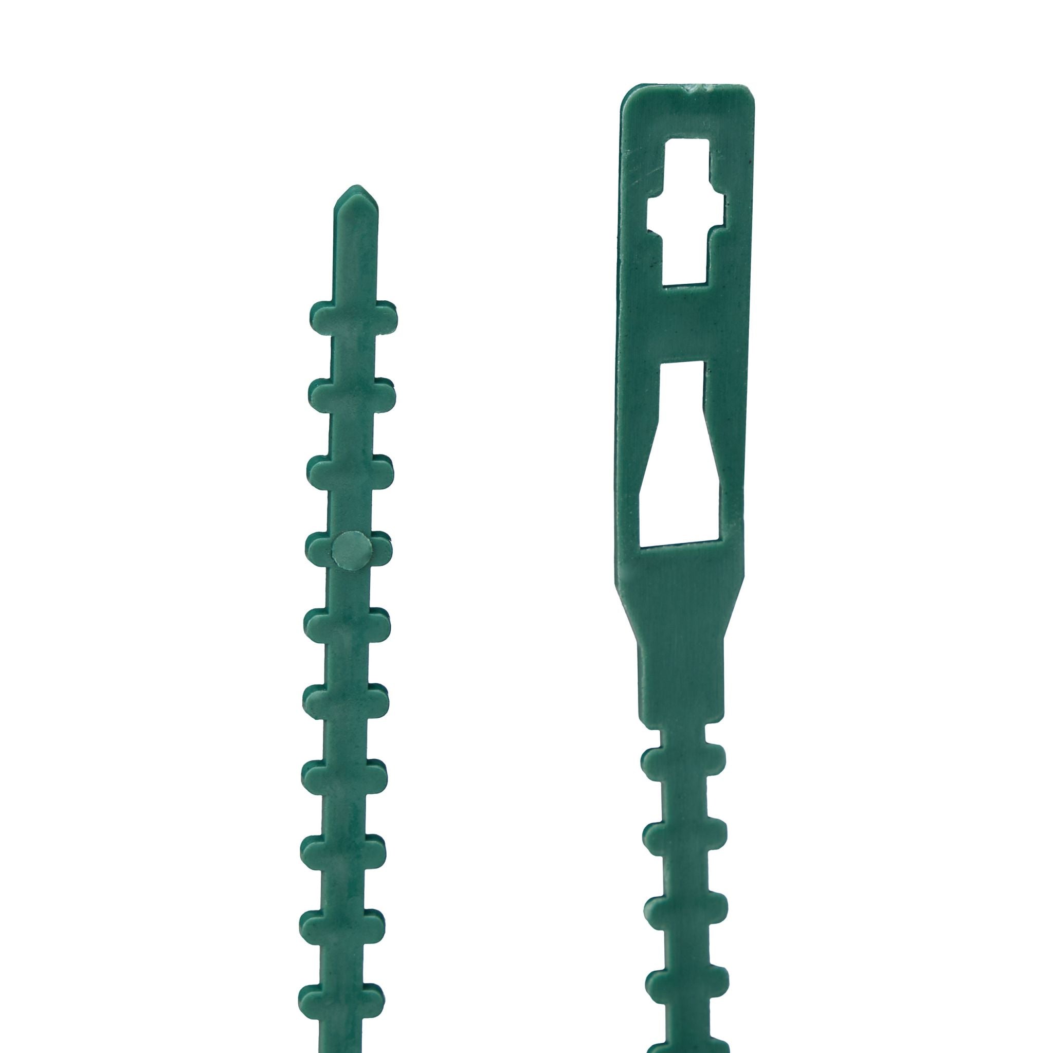 Pflanzenbinder 14cm 200er-Set Dunkelgrün von Relaxdays