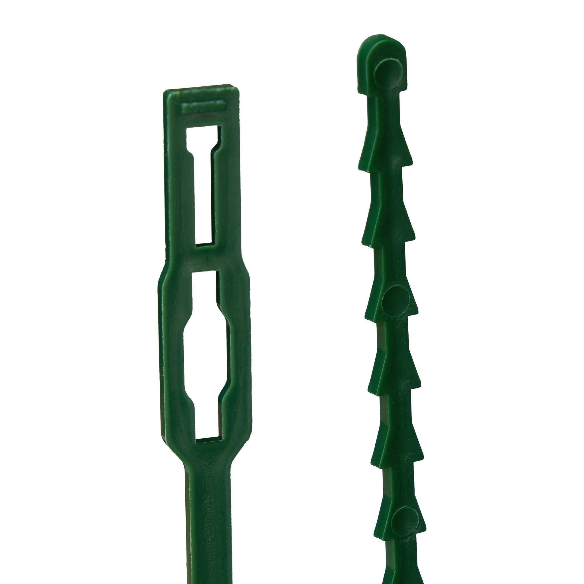 Pflanzenbinder 23cm 200er-Set Dunkelgrün von Relaxdays
