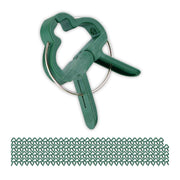 Grosse Pflanzenclips 120er-Set Dunkelgrün von Relaxdays