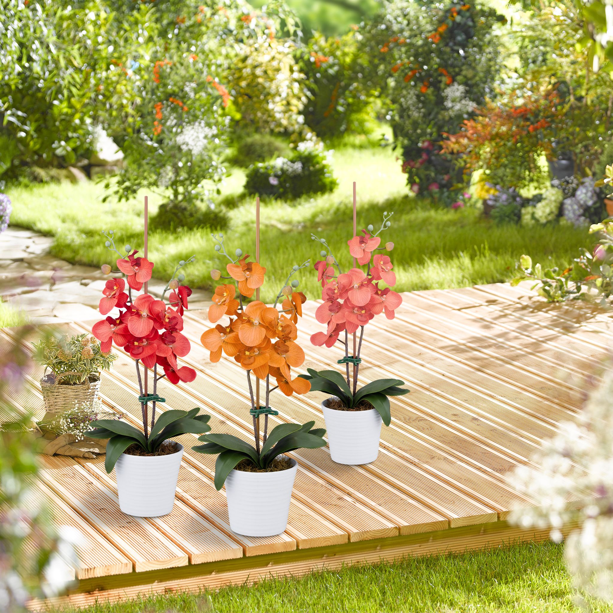 Grosse Pflanzenclips 120er-Set Dunkelgrün von Relaxdays