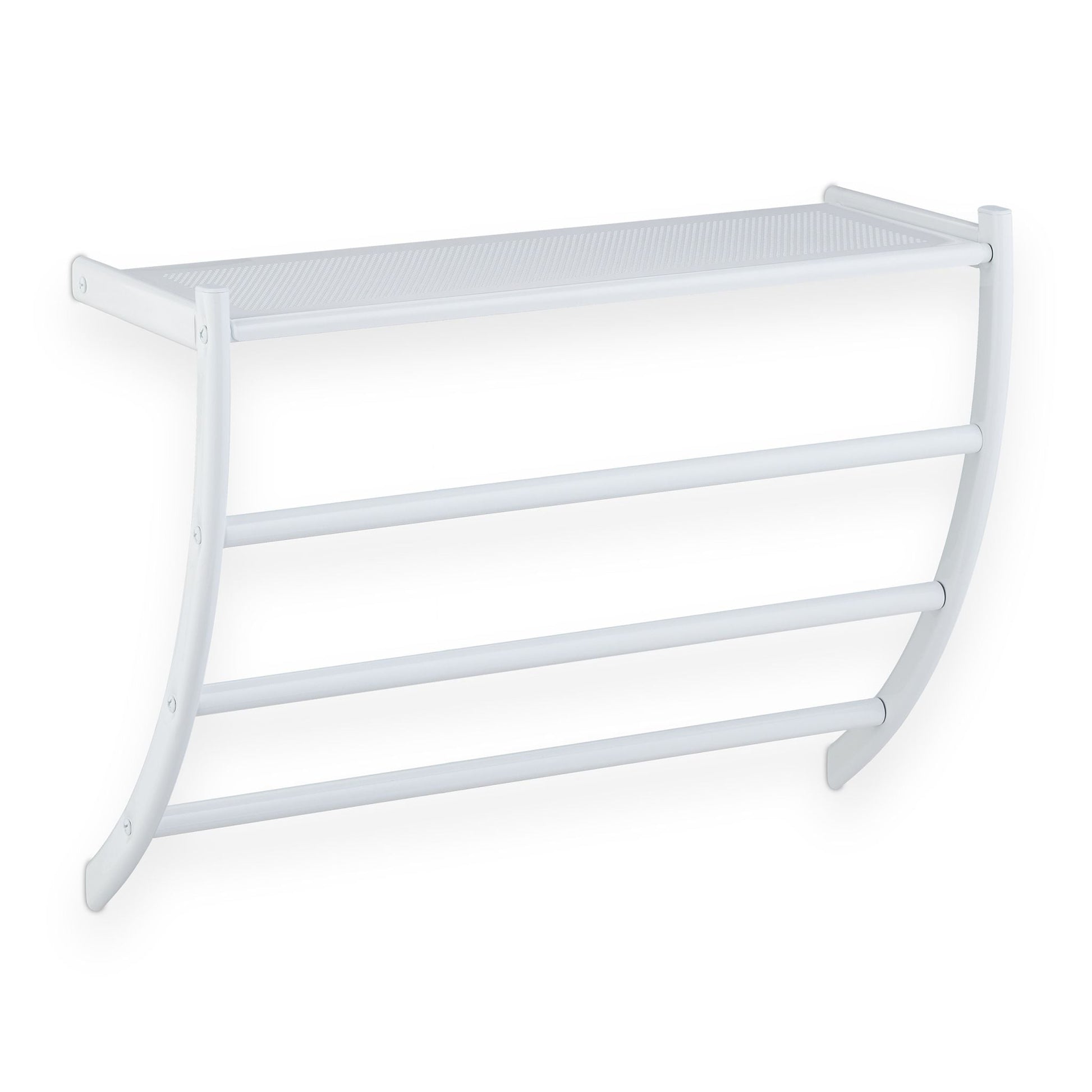 Handtuchhalter für die Wand Weiss von Relaxdays