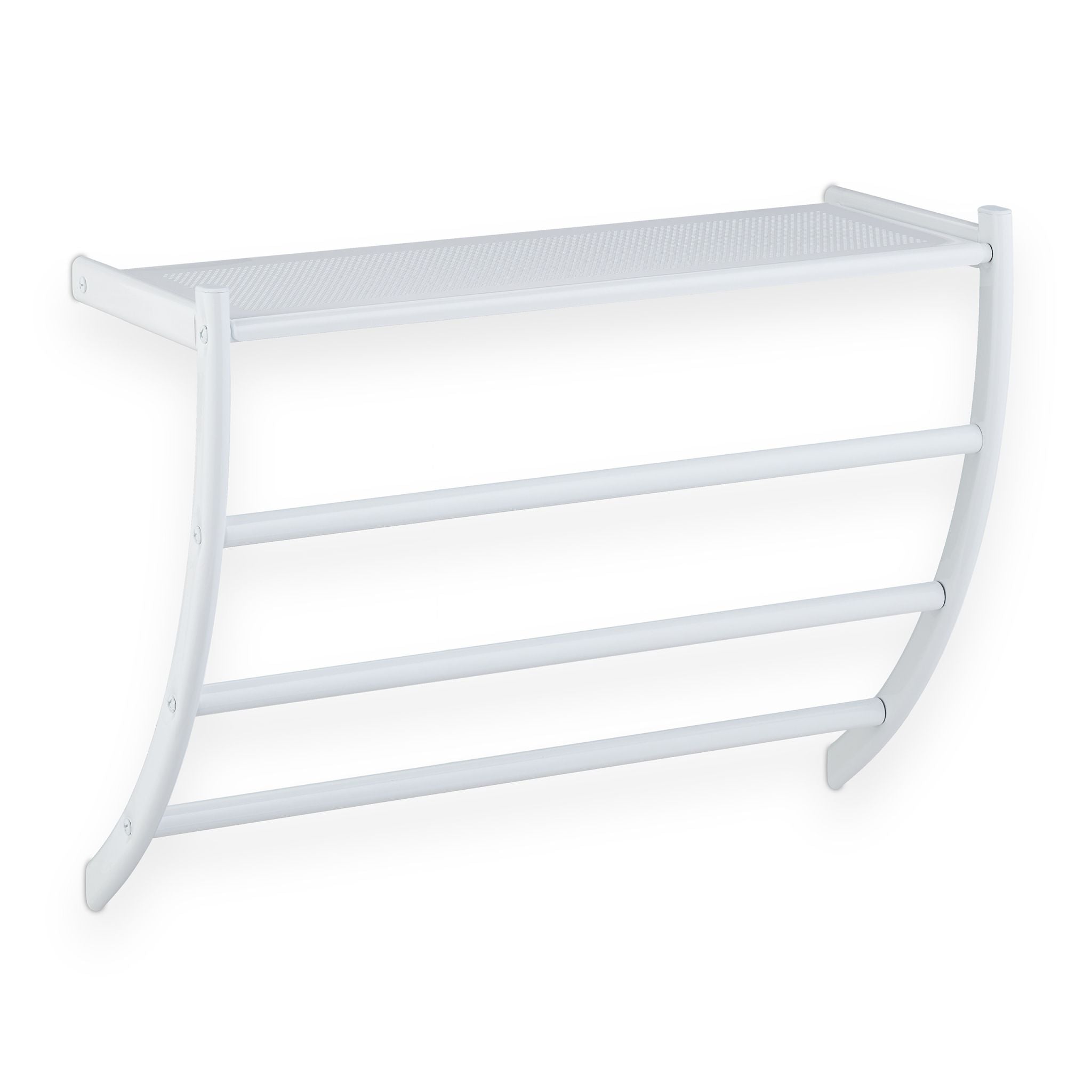 Handtuchhalter für die Wand Weiss von Relaxdays