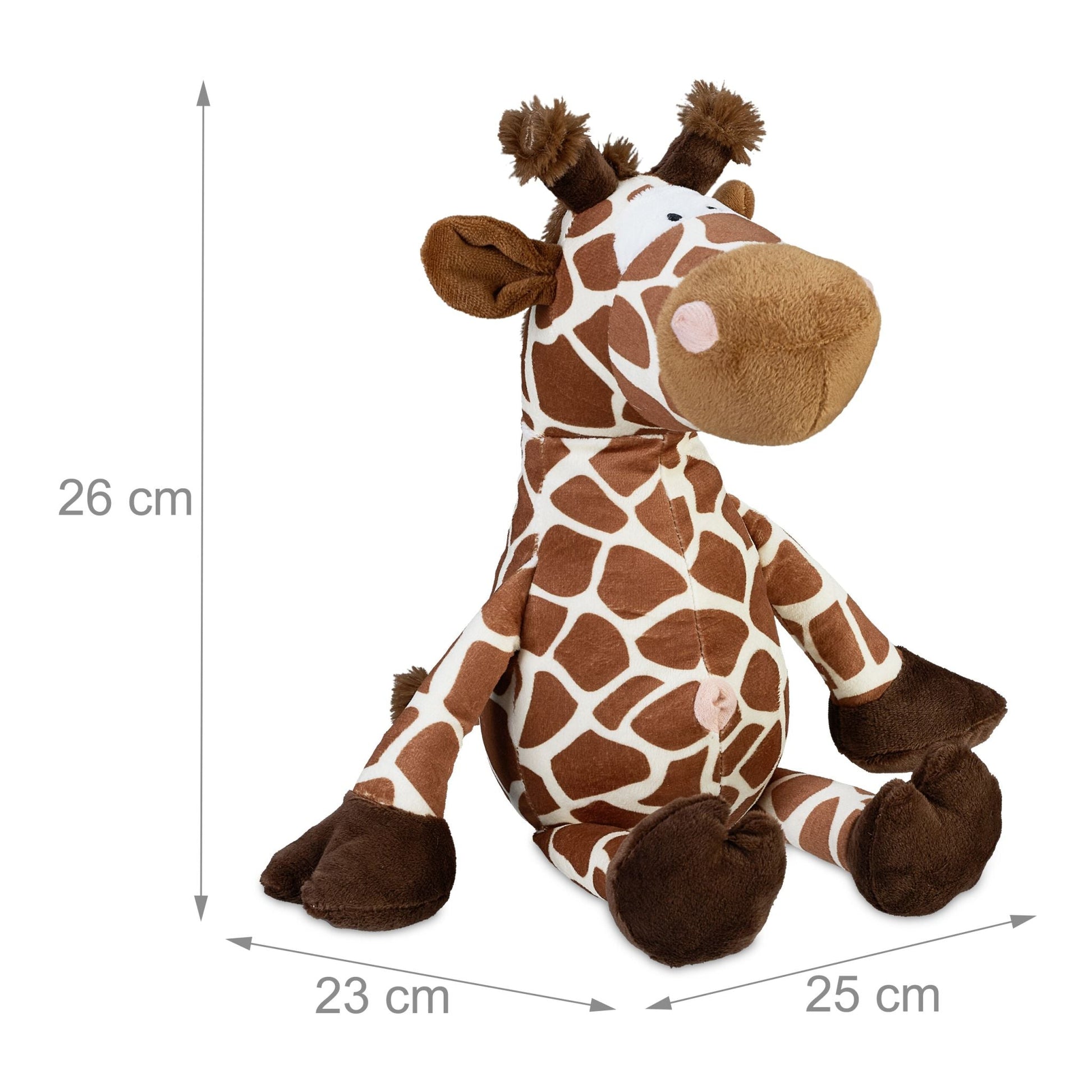 Türstopper Giraffe Beige-Braun-Hellbraun von Relaxdays
