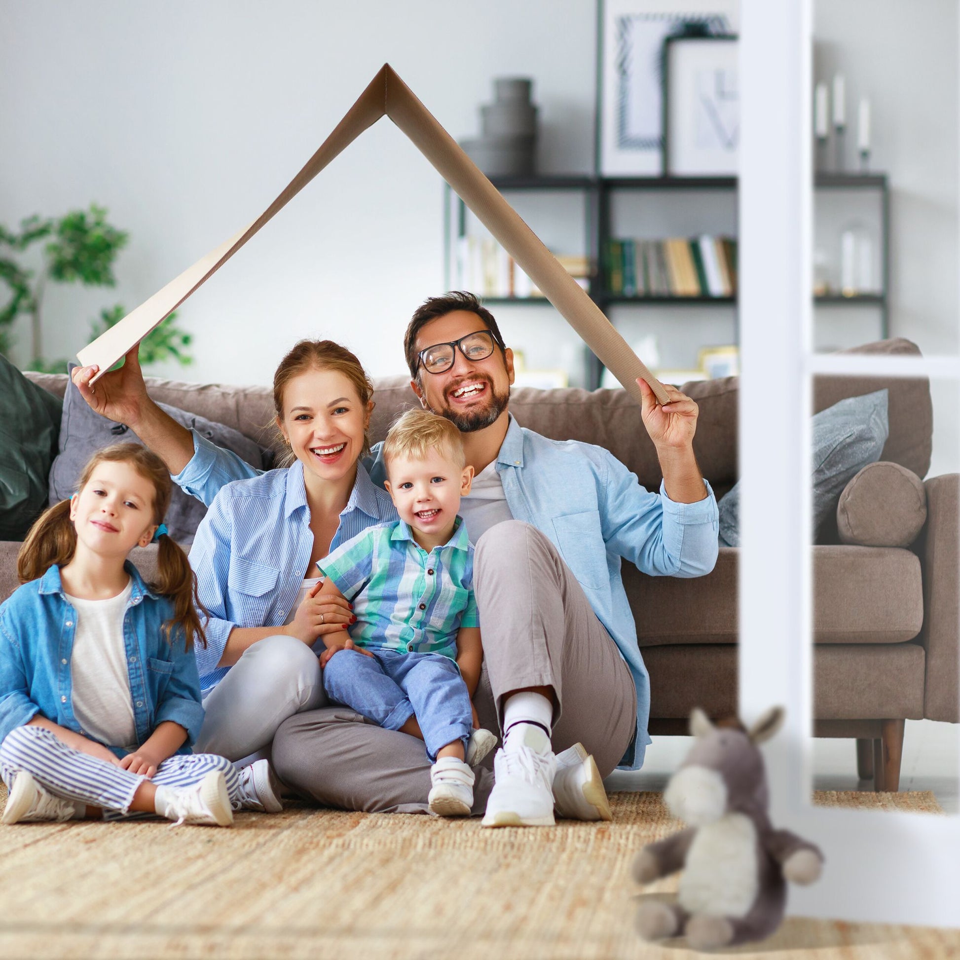 Türstopper Esel Beige-Creme-Grau von Relaxdays