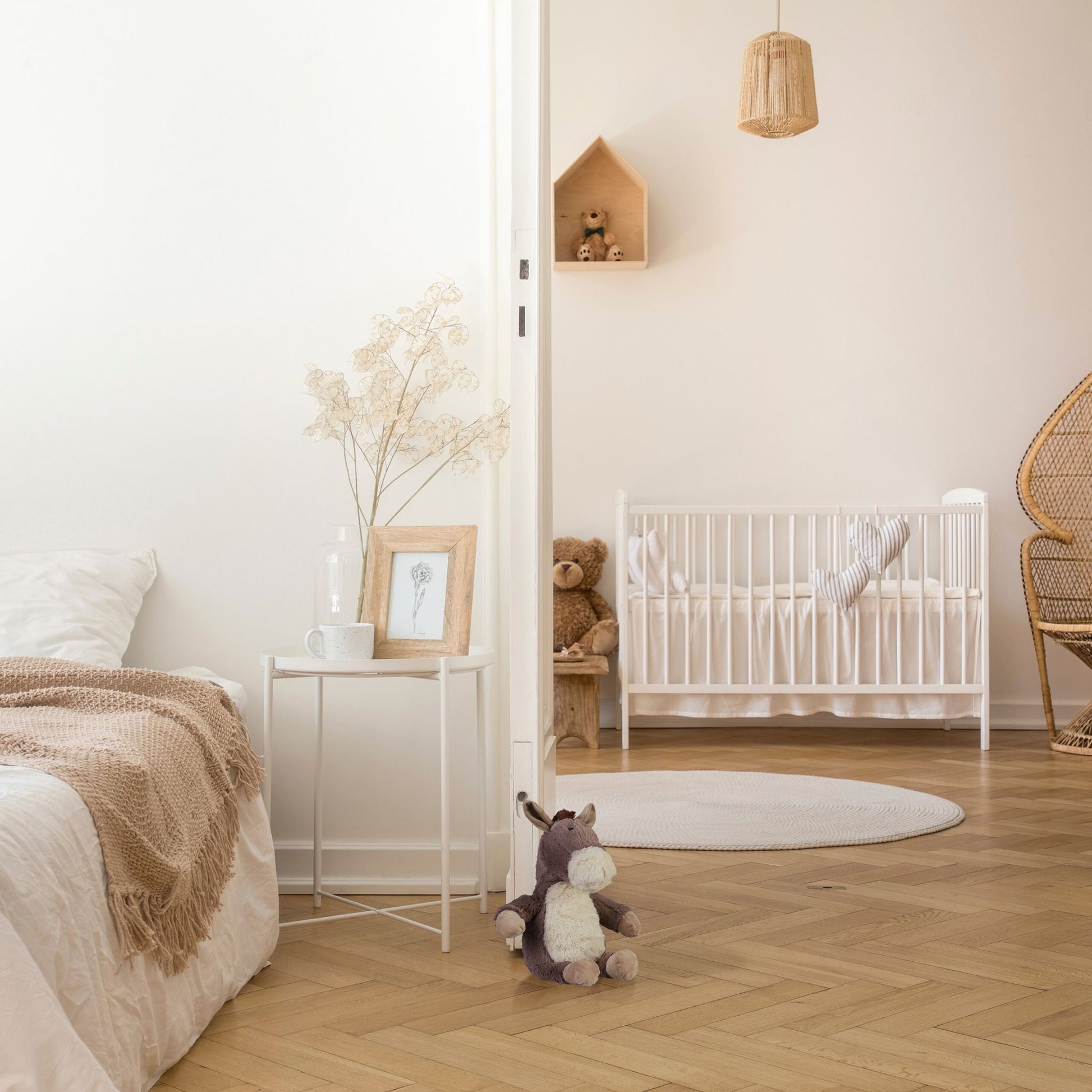 Türstopper Esel Beige-Creme-Grau von Relaxdays