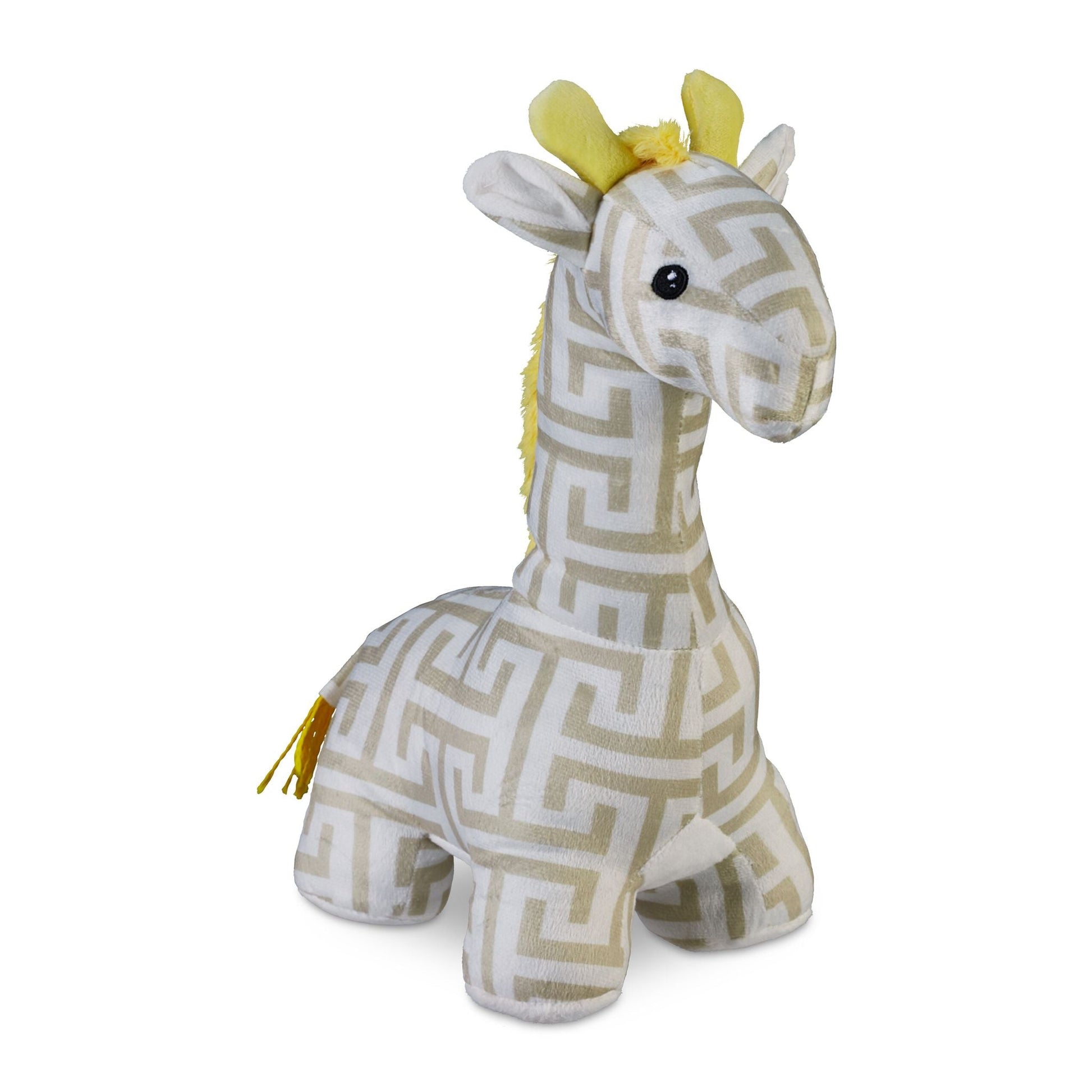 Türstopper Giraffe Beige-Weiss-Gelb von Relaxdays