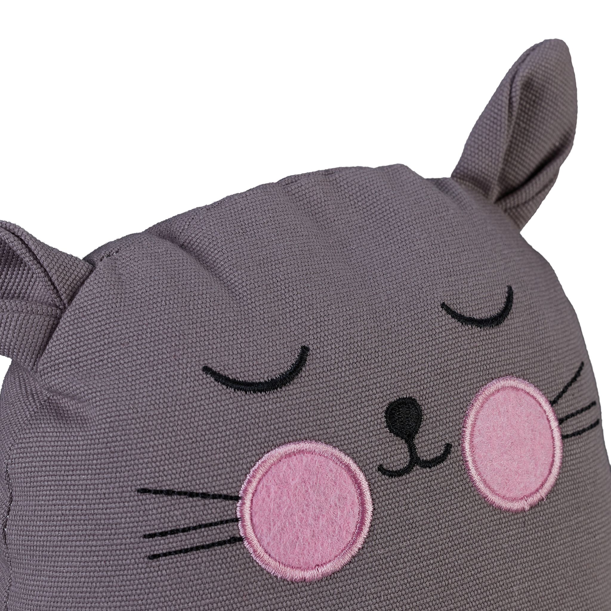 Türstopper Katze Weiss-Rosa-Grau von Relaxdays