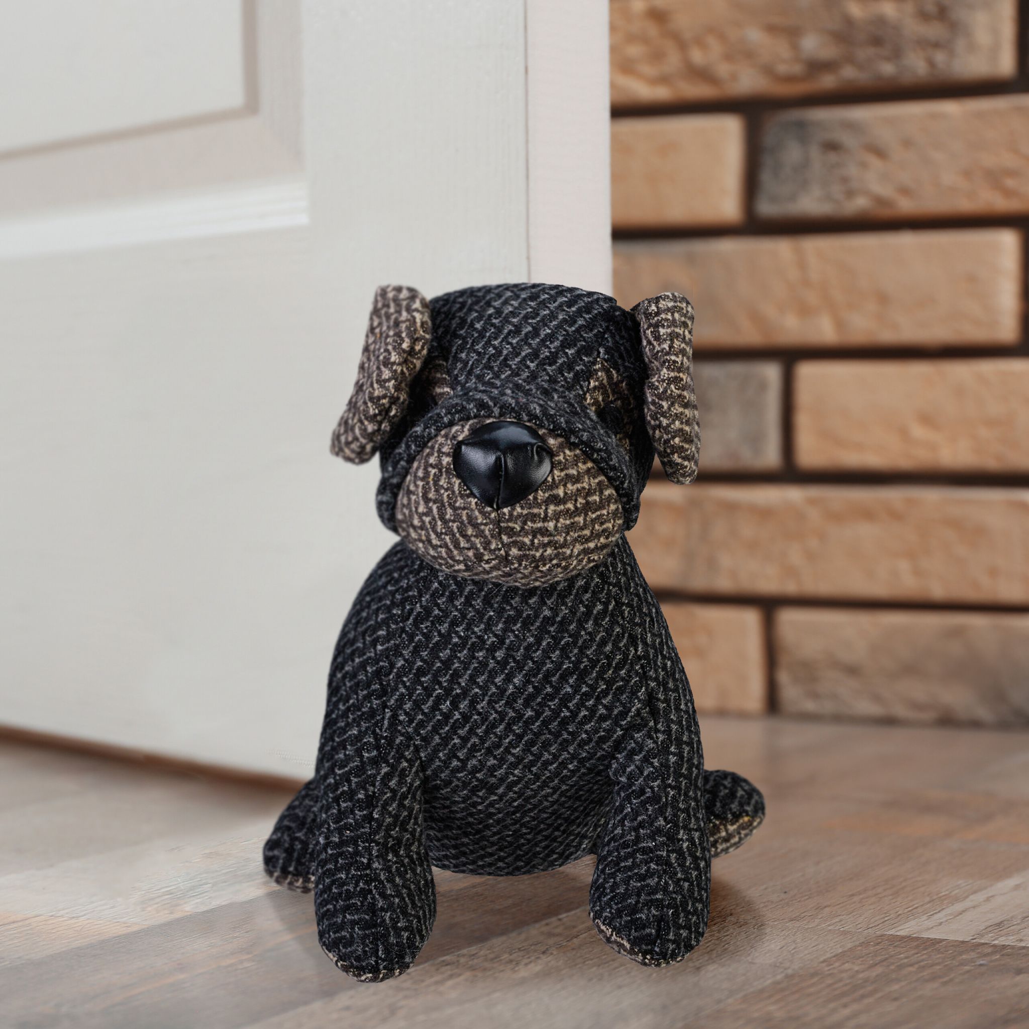 Türstopper Hund Braun-Grau von Relaxdays