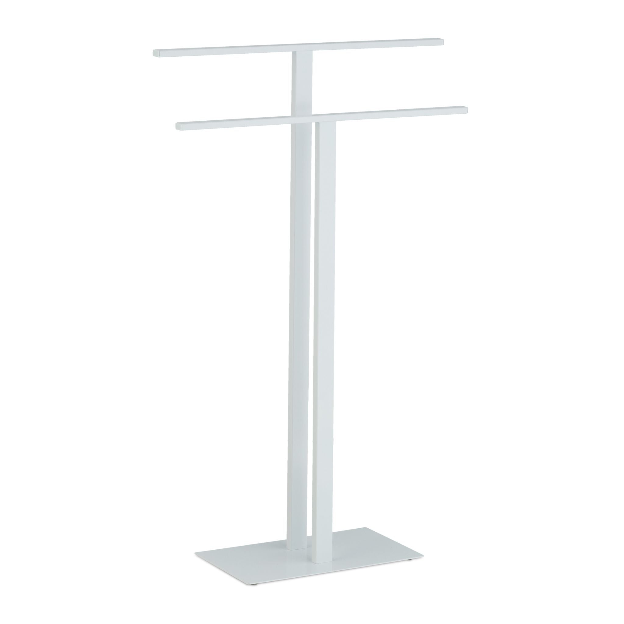Handtuchständer T-Design Weiss von Relaxdays