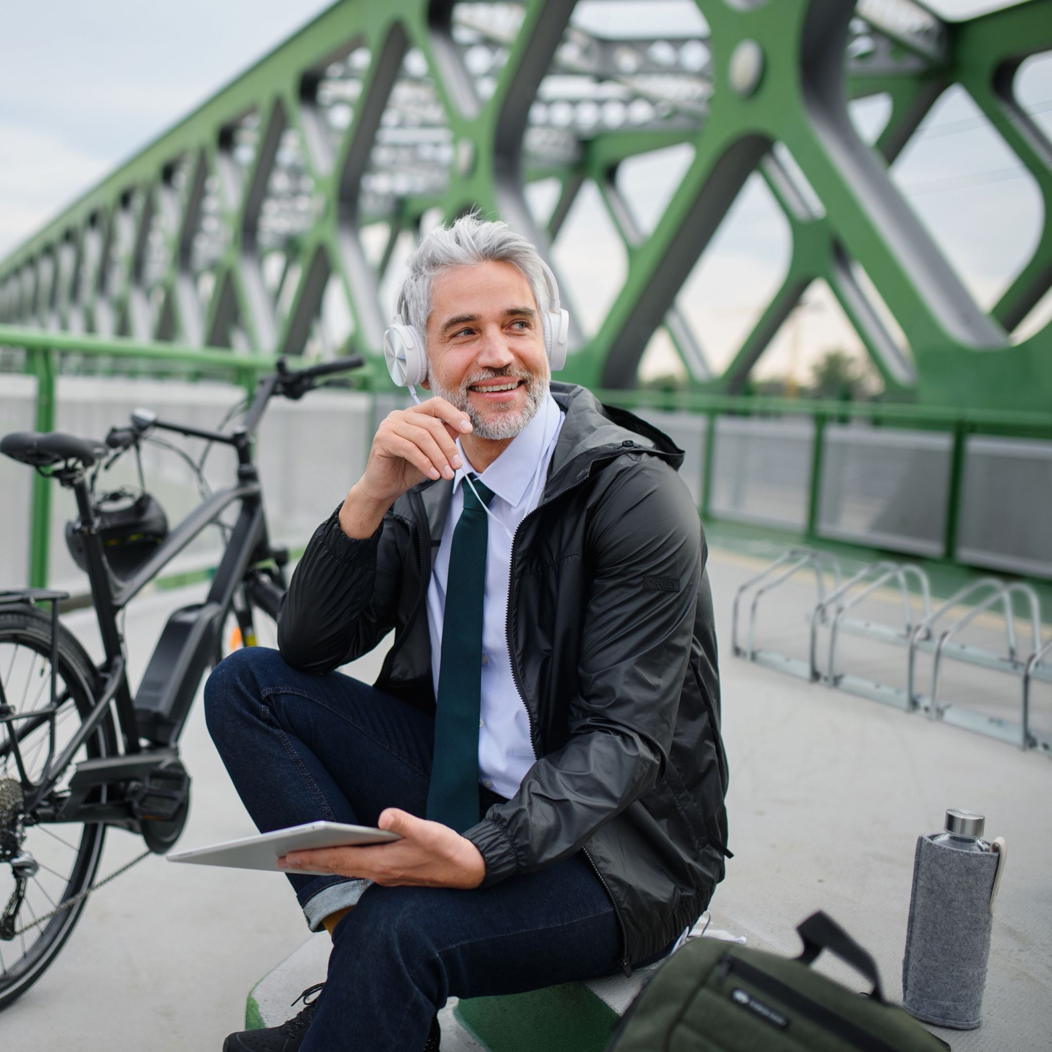 Fahrradständer für 4 Fahrräder Silber von Relaxdays