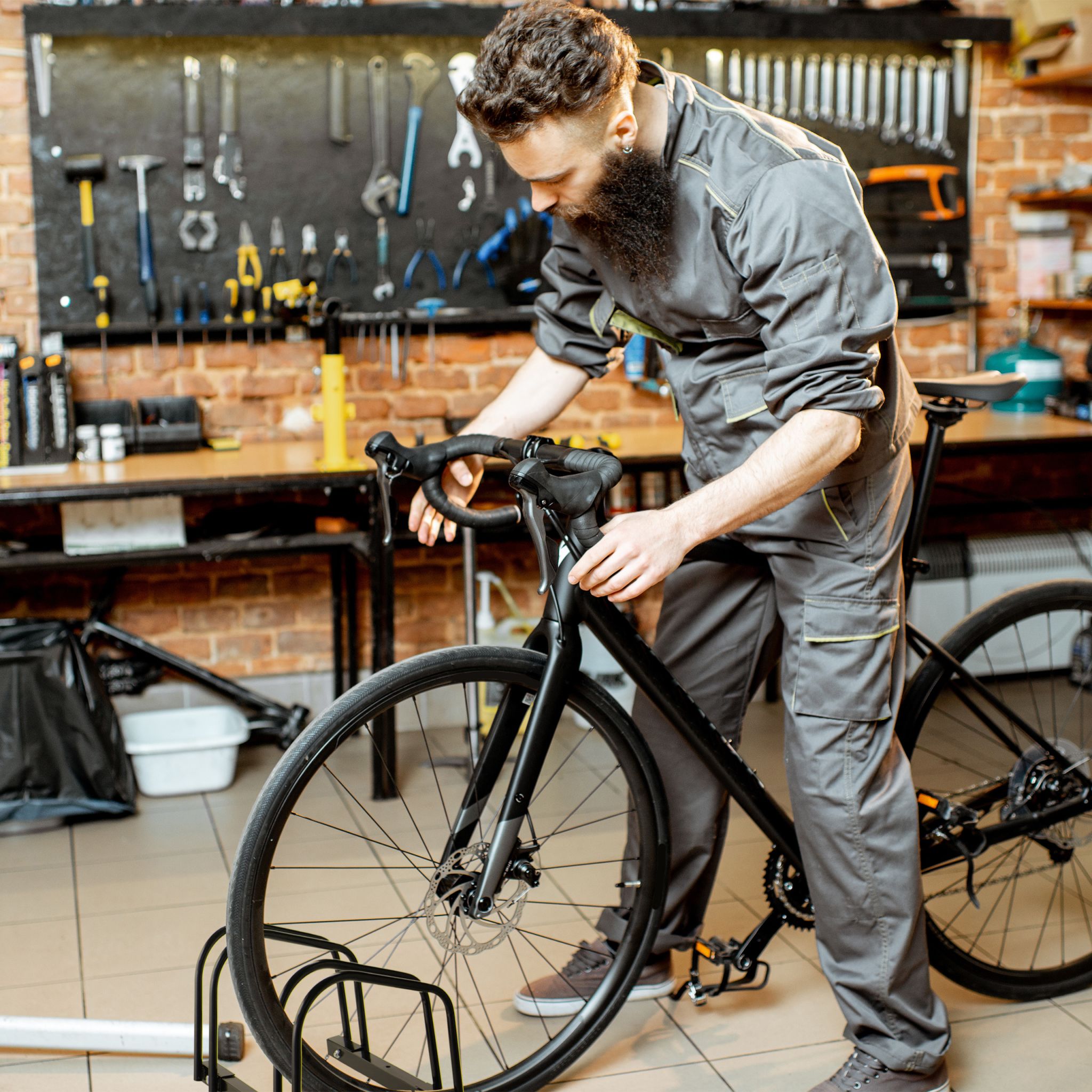 Fahrradständer für 2 Fahrräder schwarz Schwarz von Relaxdays