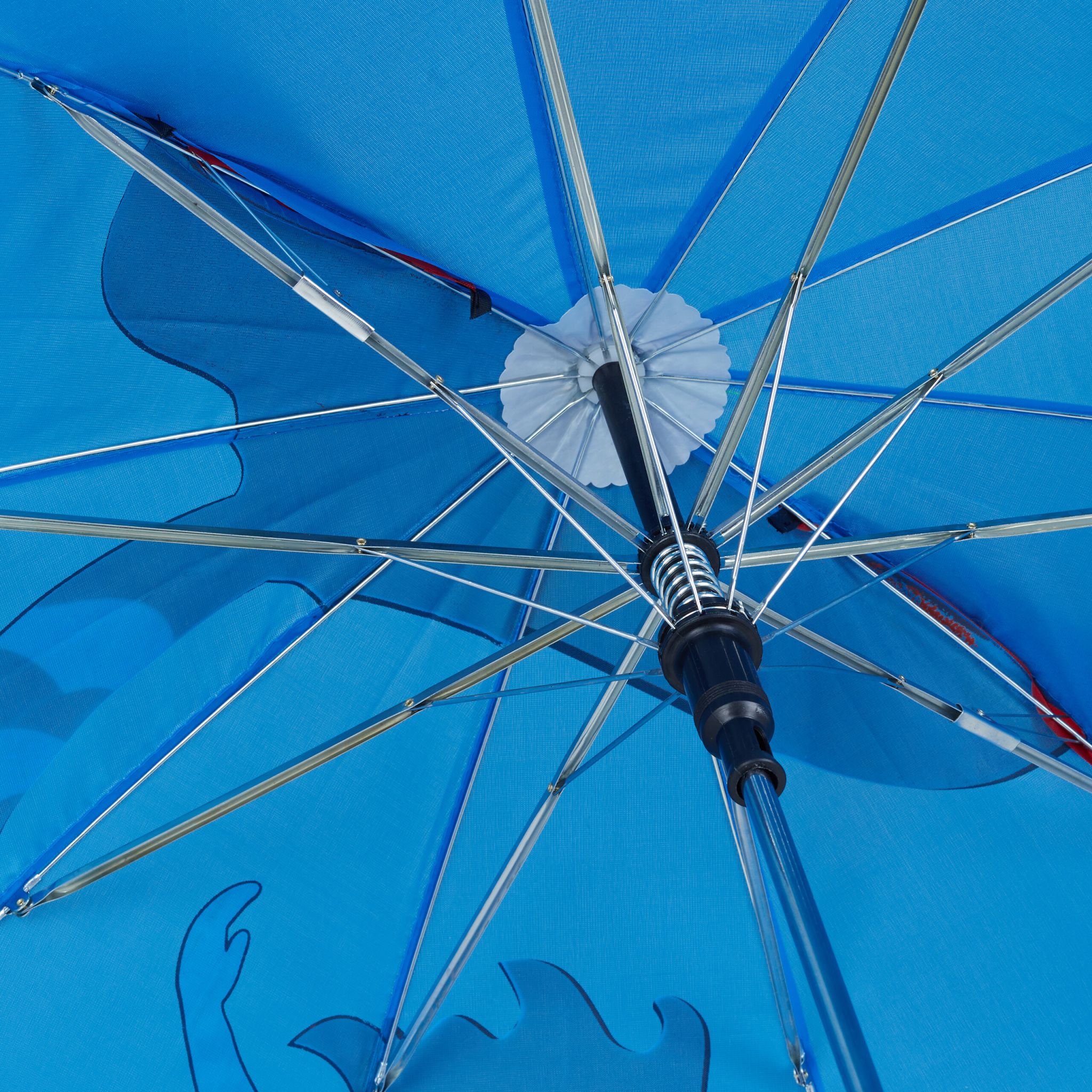 Kinderregenschirm Meerjungfrau Blau-Pink-Rot von Relaxdays