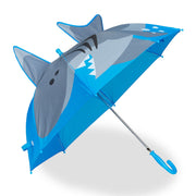 Kinderregenschirm Hai Weiss-Blau-Grau von Relaxdays