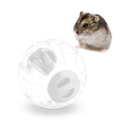Hamsterball mit weissem Deckel Weiss-Transparent von Relaxdays