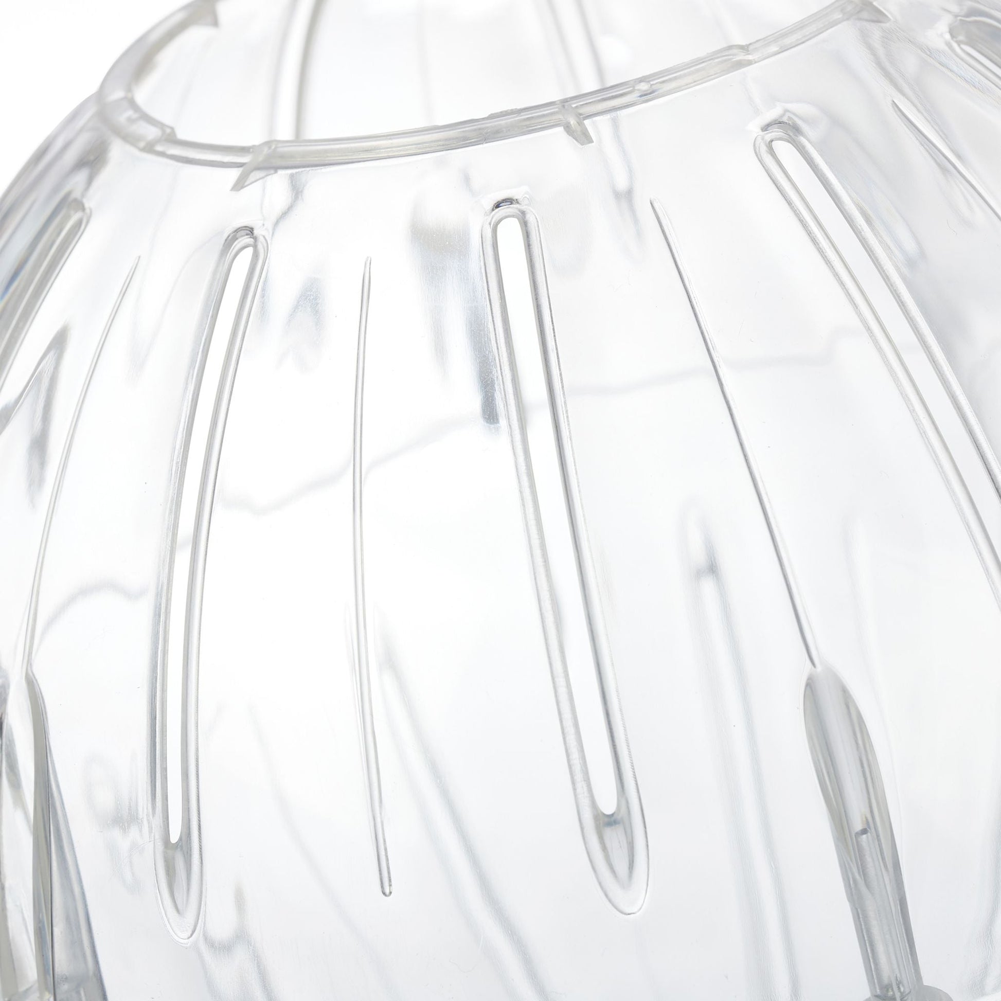 Hamsterball mit weissem Deckel Weiss-Transparent von Relaxdays