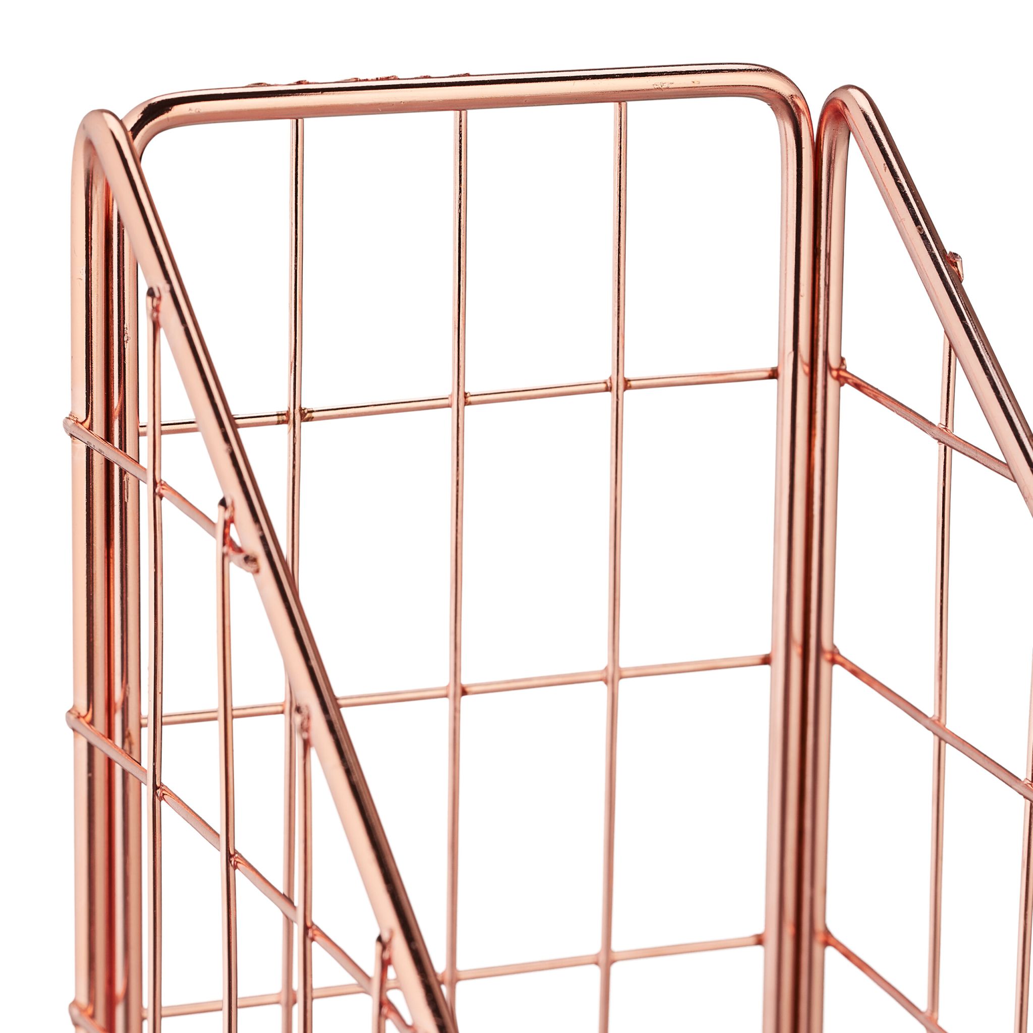 Stehsammler roségold 2er-Set Kupfer von Relaxdays