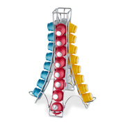 Nespresso Kapselhalter für 32 Kapseln Silber von Relaxdays