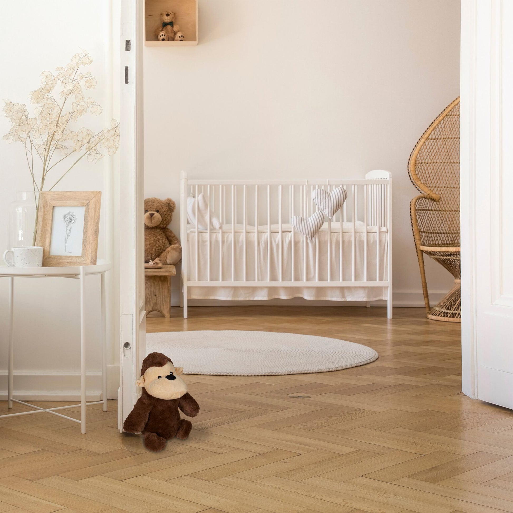 Türstopper Affe Braun-Hellbraun von Relaxdays