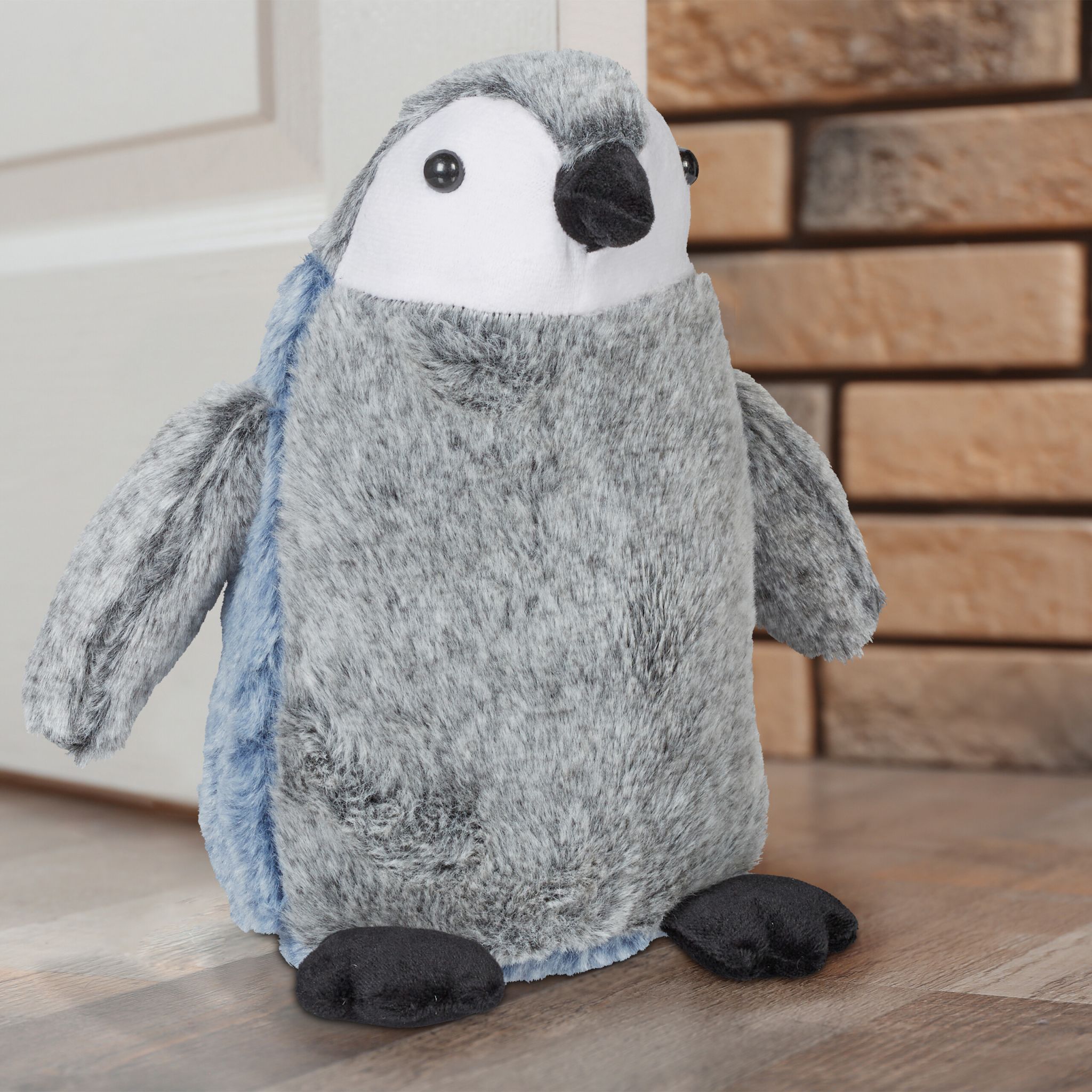 Türstopper Pinguin Weiss-Hellblau-Grau von Relaxdays