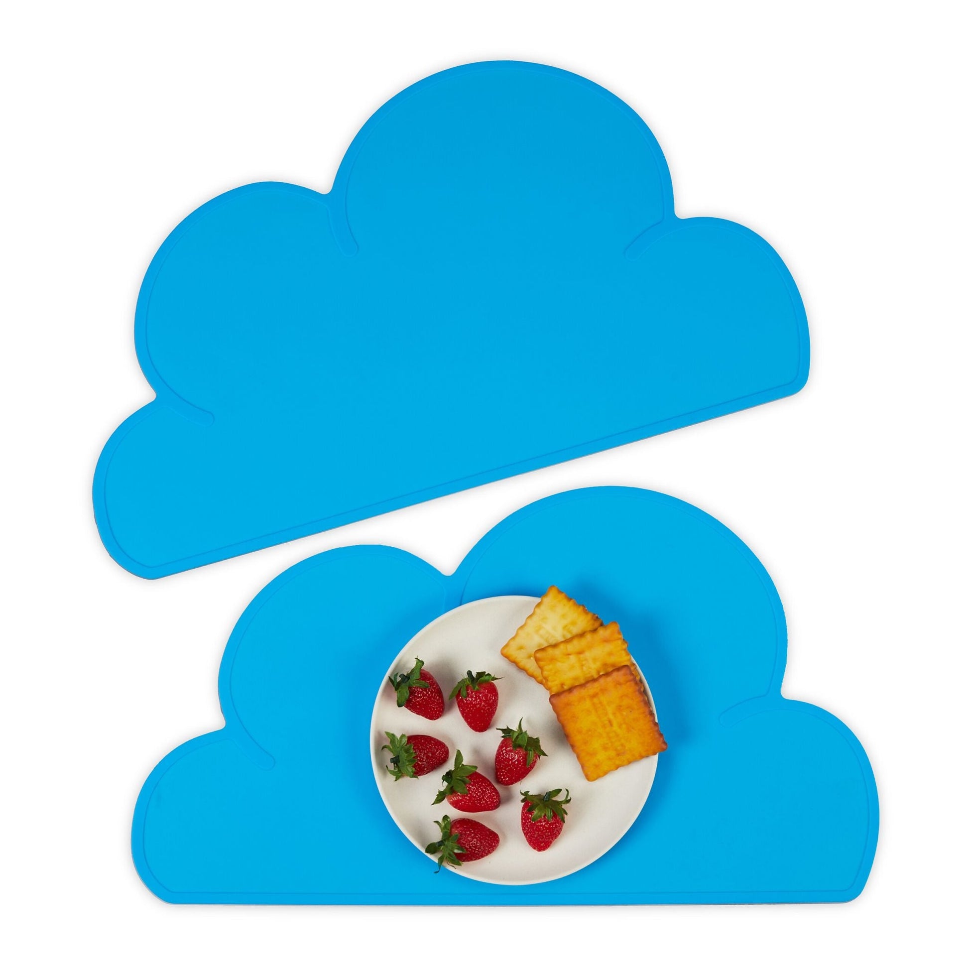 Platzdeckchen Kinder 2er-Set Blau von Relaxdays