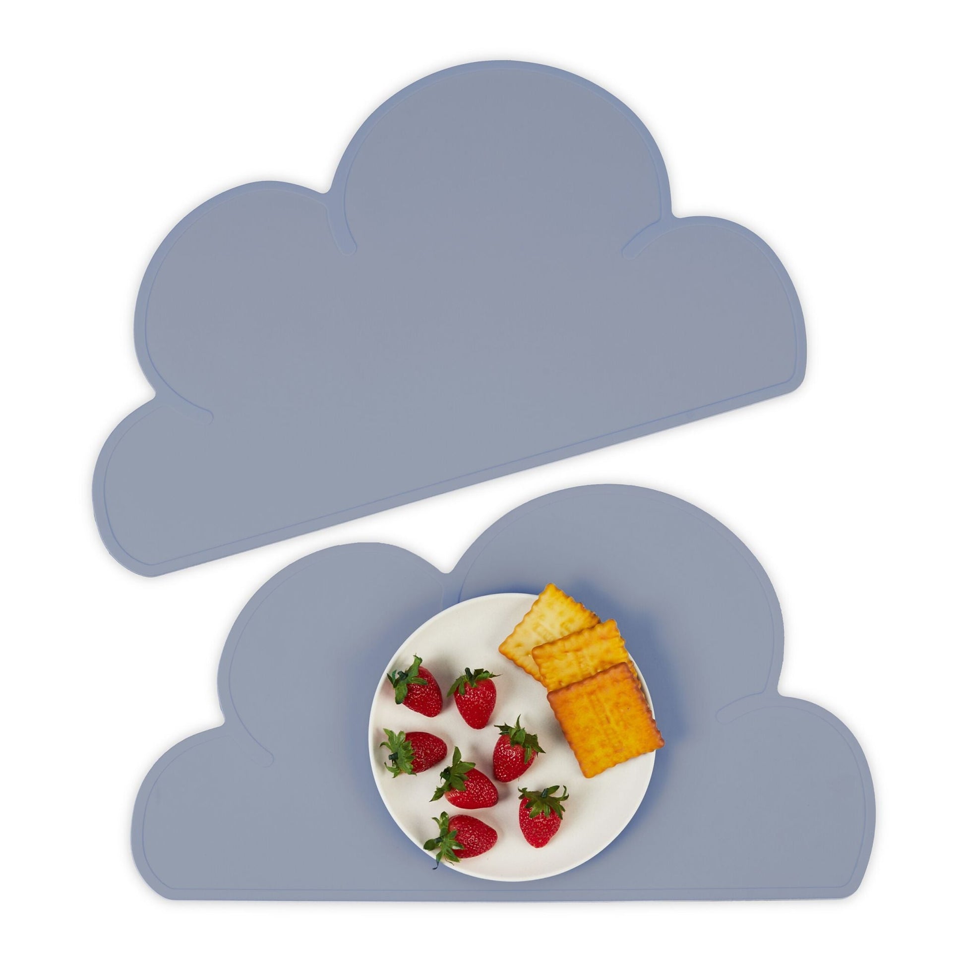 Platzdeckchen Kinder 2er-Set Anthrazit von Relaxdays