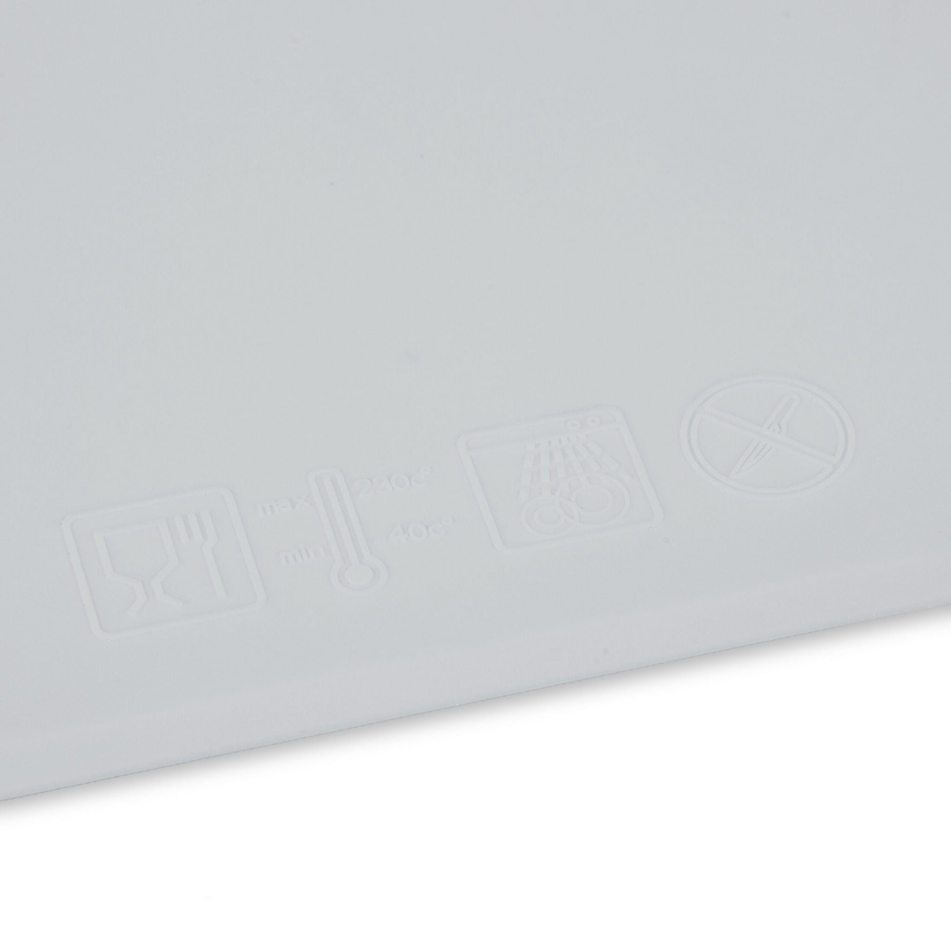 Platzdeckchen Kinder 2er-Set Grau von Relaxdays