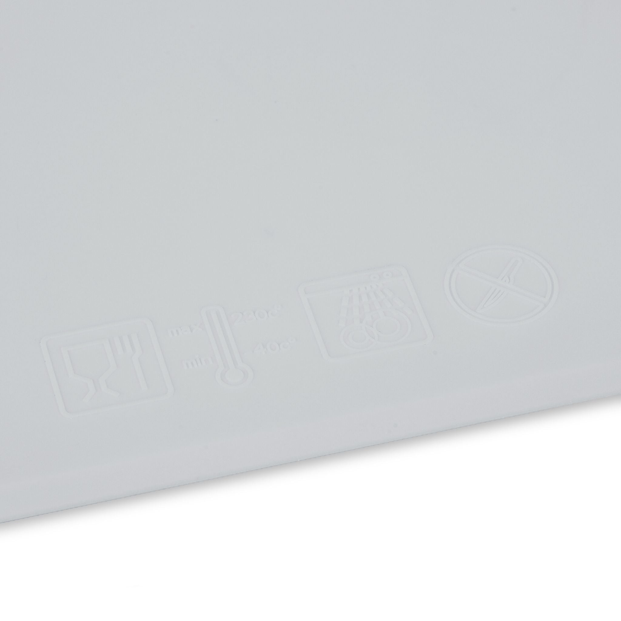 Platzdeckchen Kinder 2er-Set Grau von Relaxdays