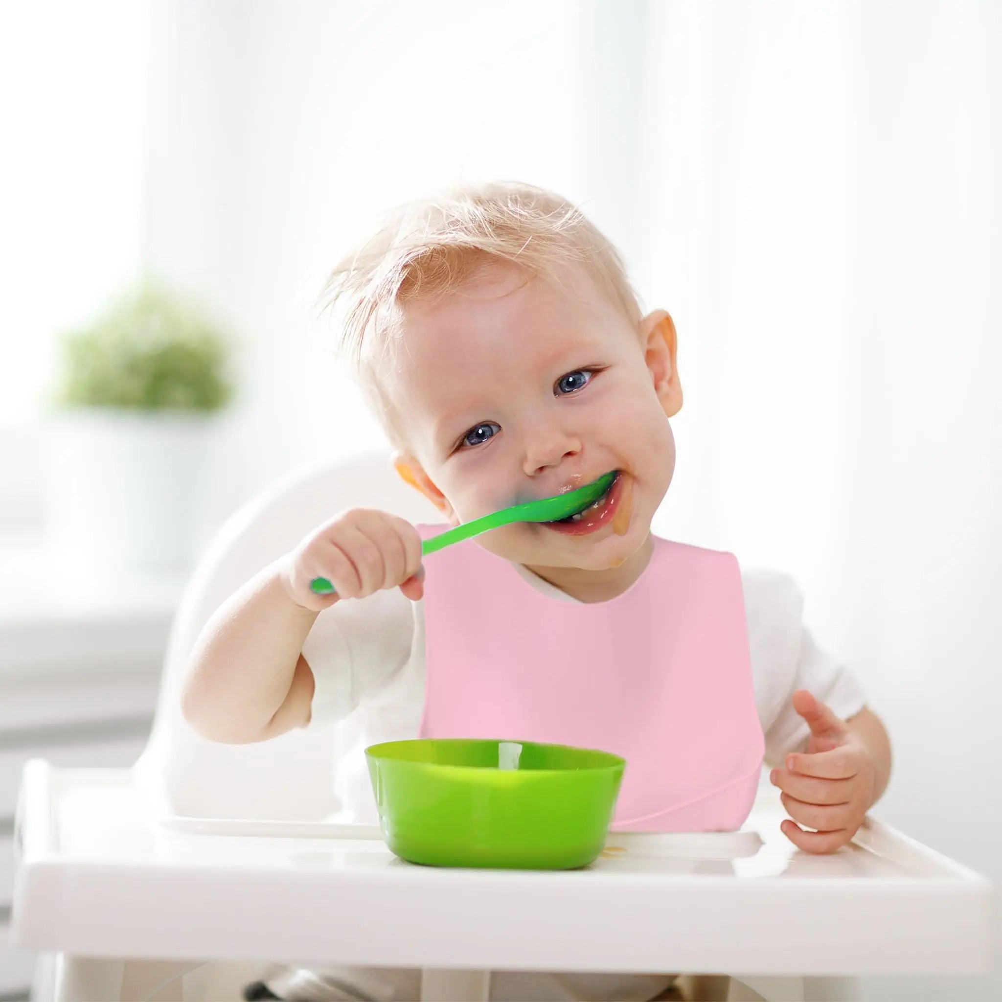 Lätzchen Baby 2er-Set Rosa von Relaxdays