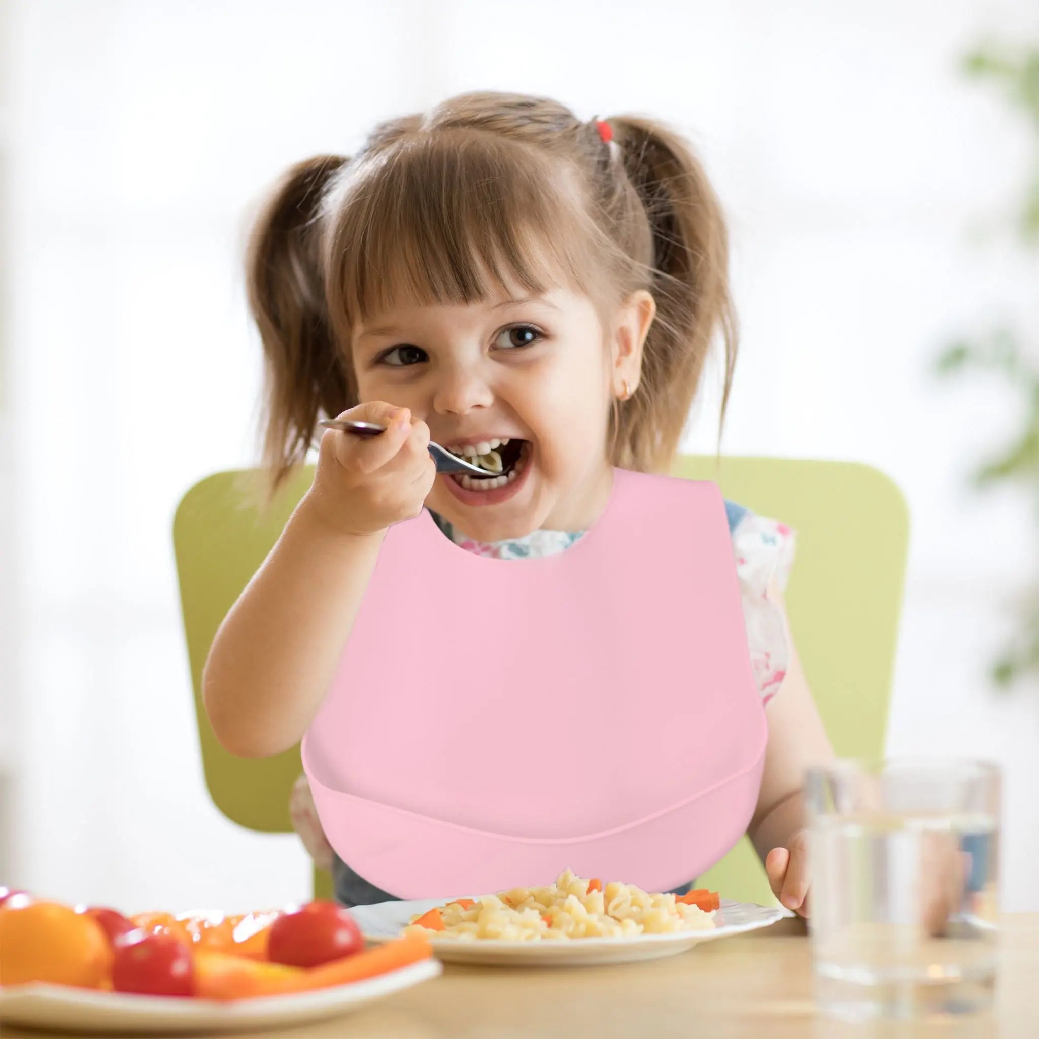 Lätzchen Baby 2er-Set Blau von Relaxdays
