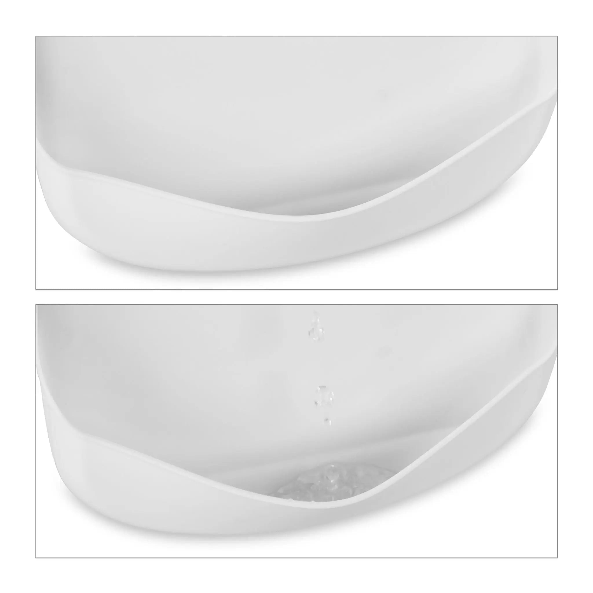 Lätzchen Baby 2er-Set Weiss von Relaxdays