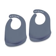 Lätzchen Baby 2er-Set Anthrazit von Relaxdays