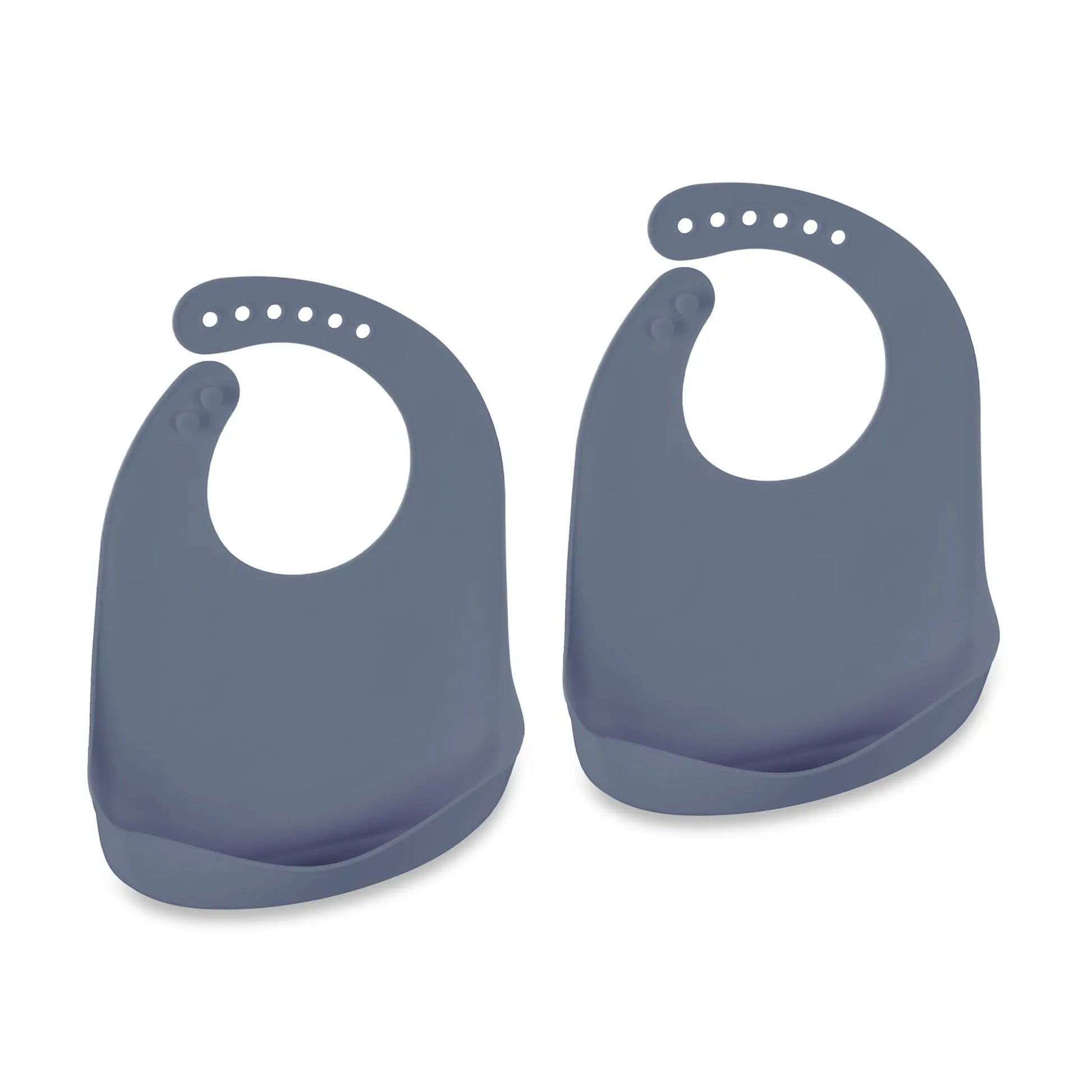 Lätzchen Baby 2er-Set Anthrazit von Relaxdays