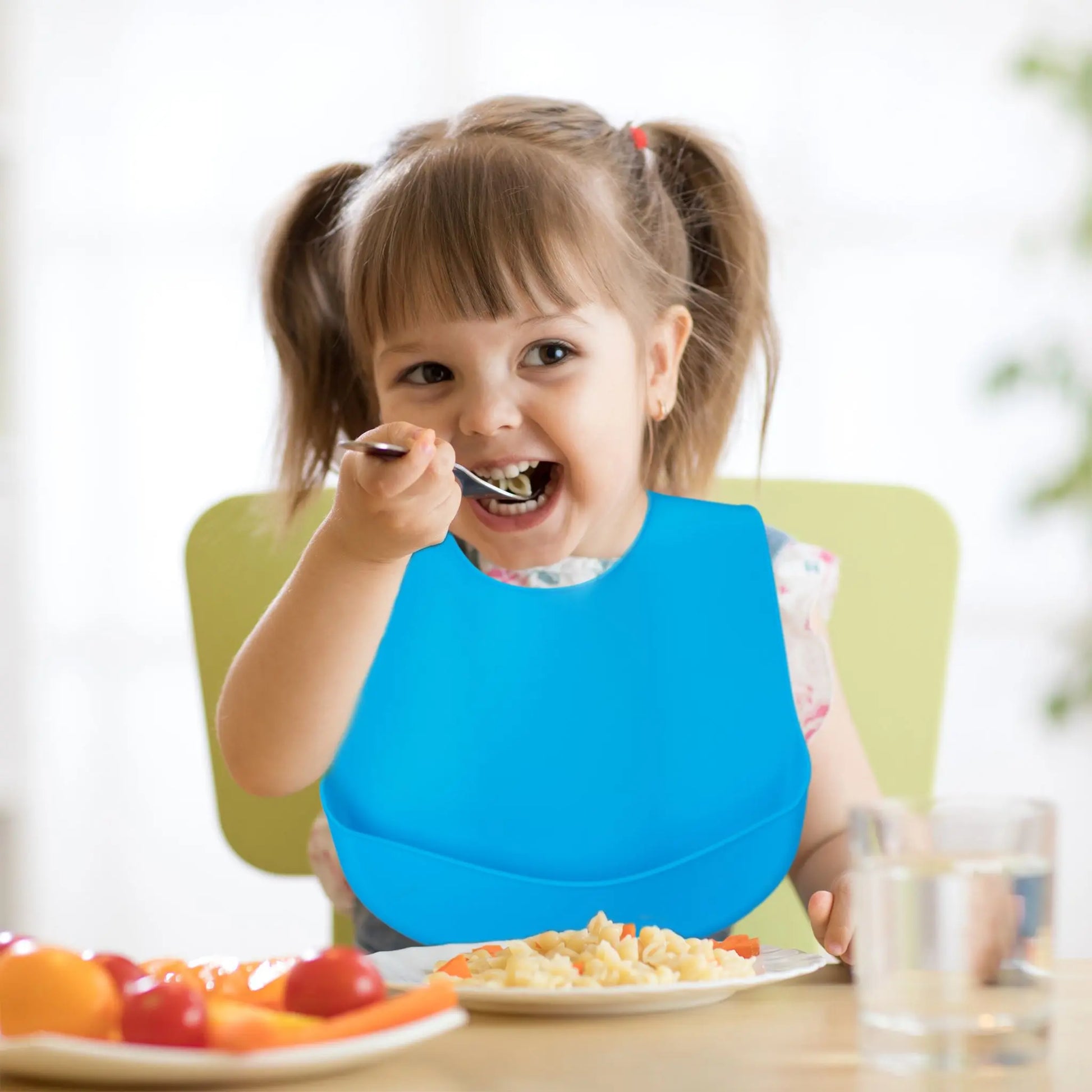 Lätzchen Baby 2er-Set Anthrazit von Relaxdays