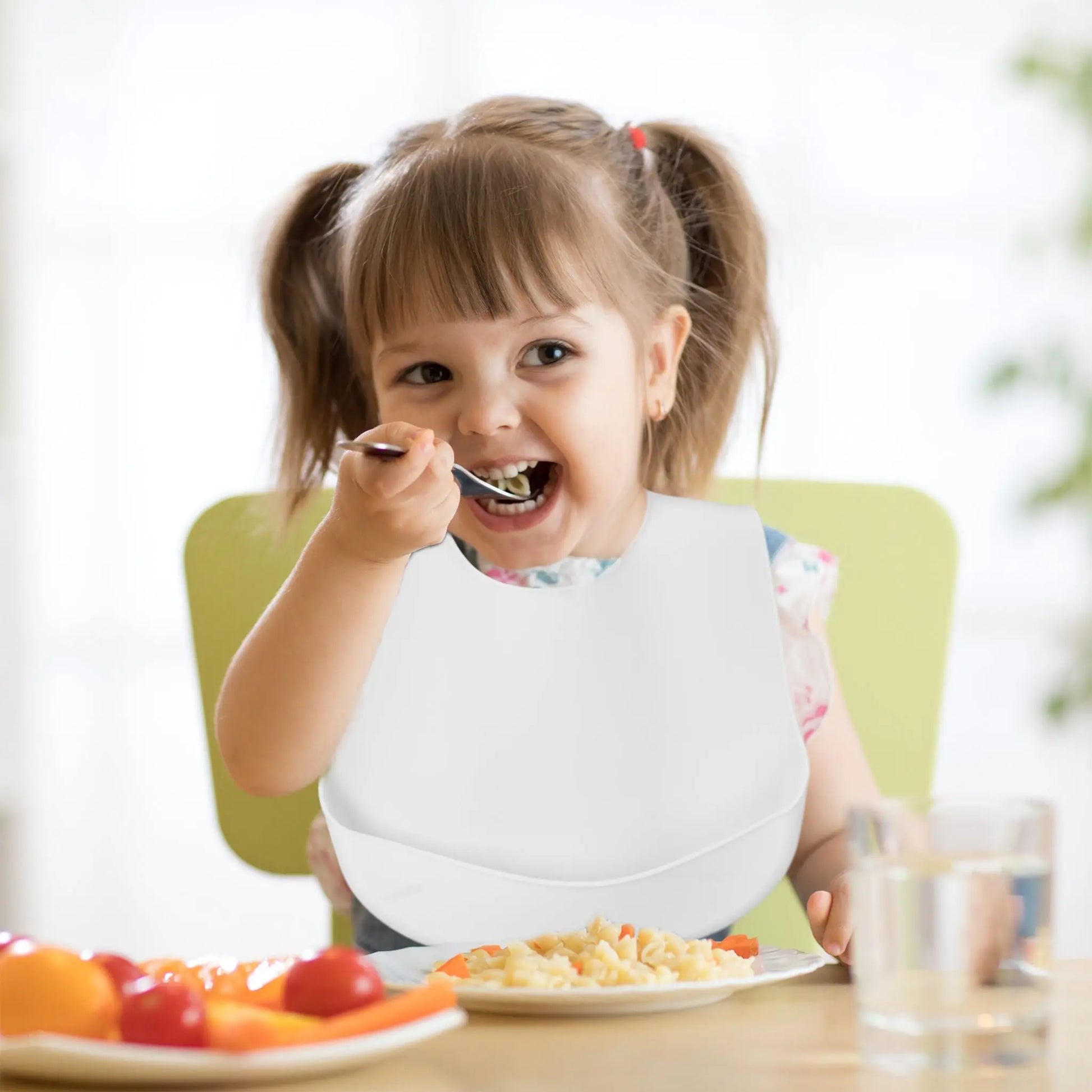 Lätzchen Baby 2er-Set Grau von Relaxdays