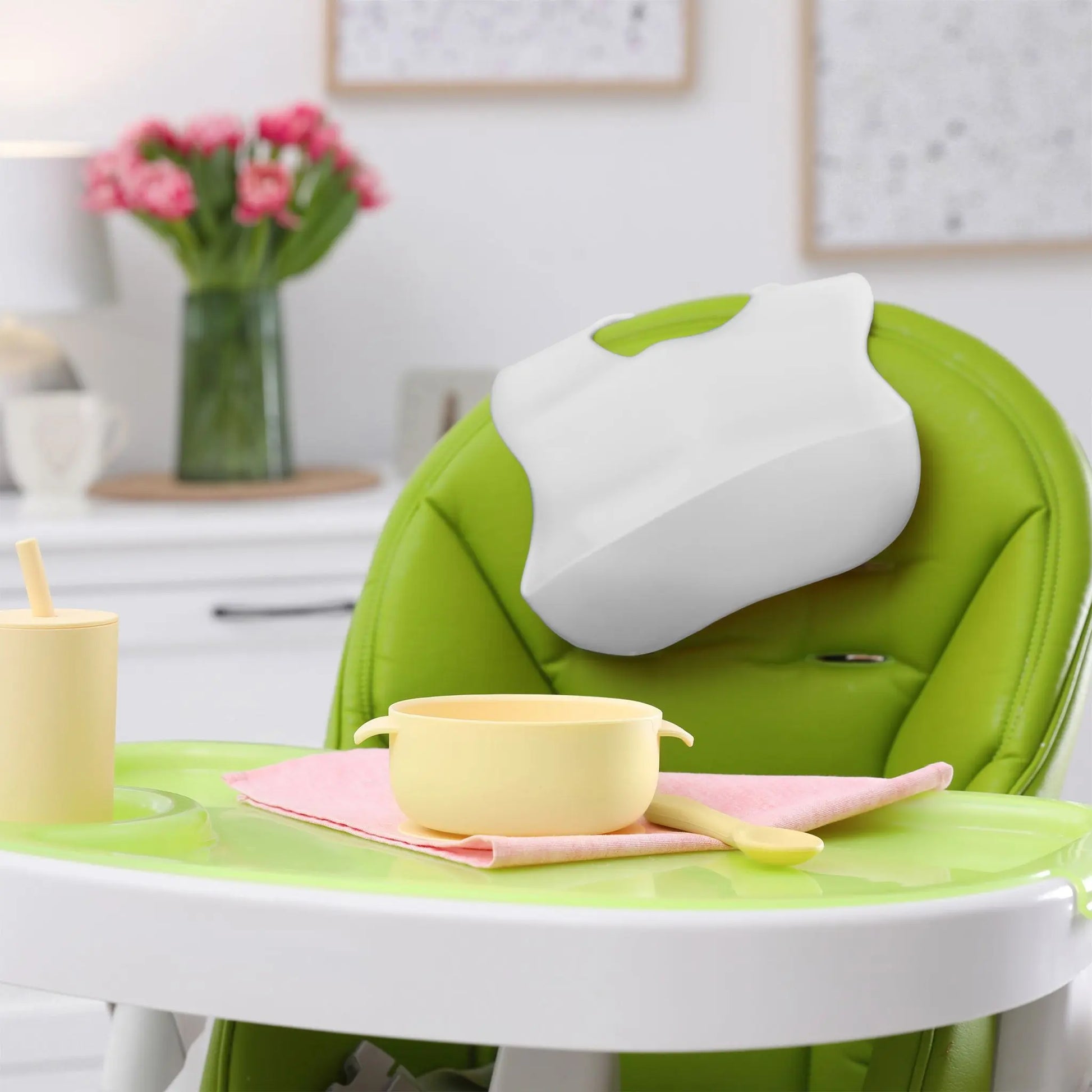 Lätzchen Baby 2er-Set Grau von Relaxdays
