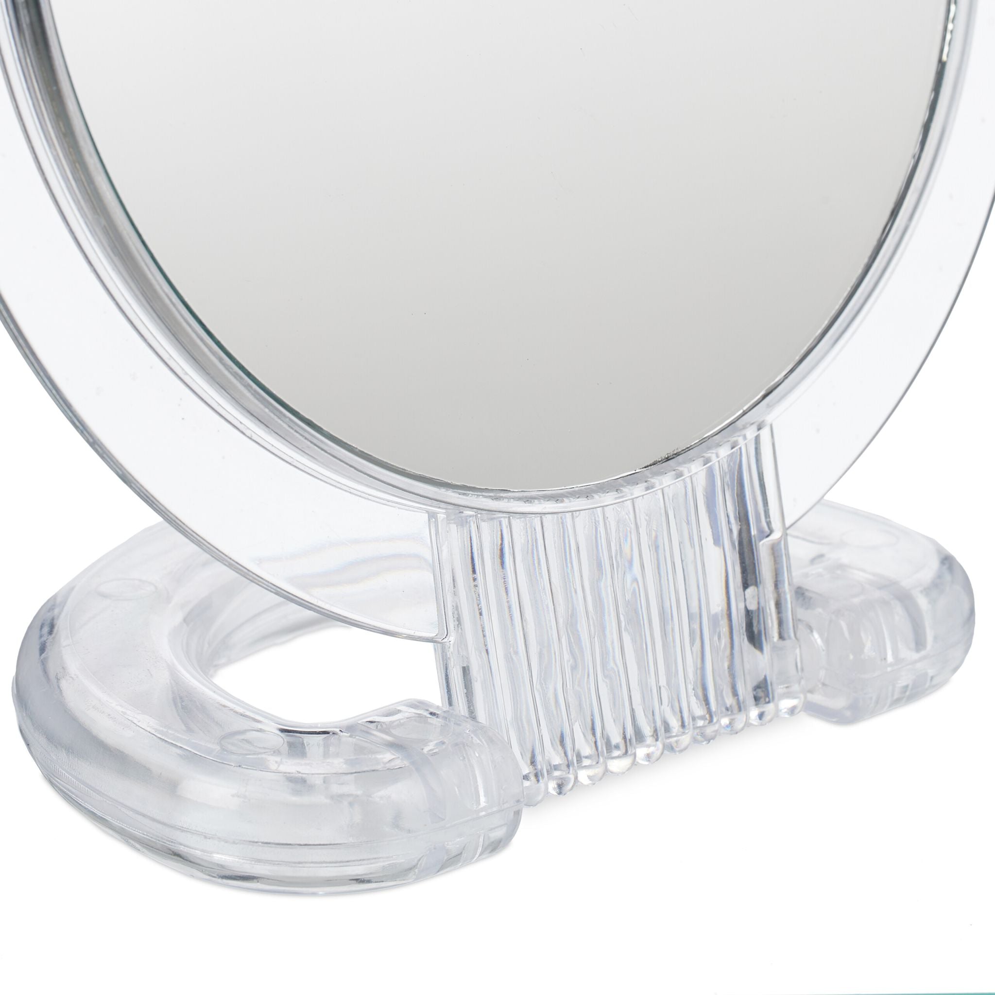 Spiegel mit Klappgriff 2er-Set Transparent