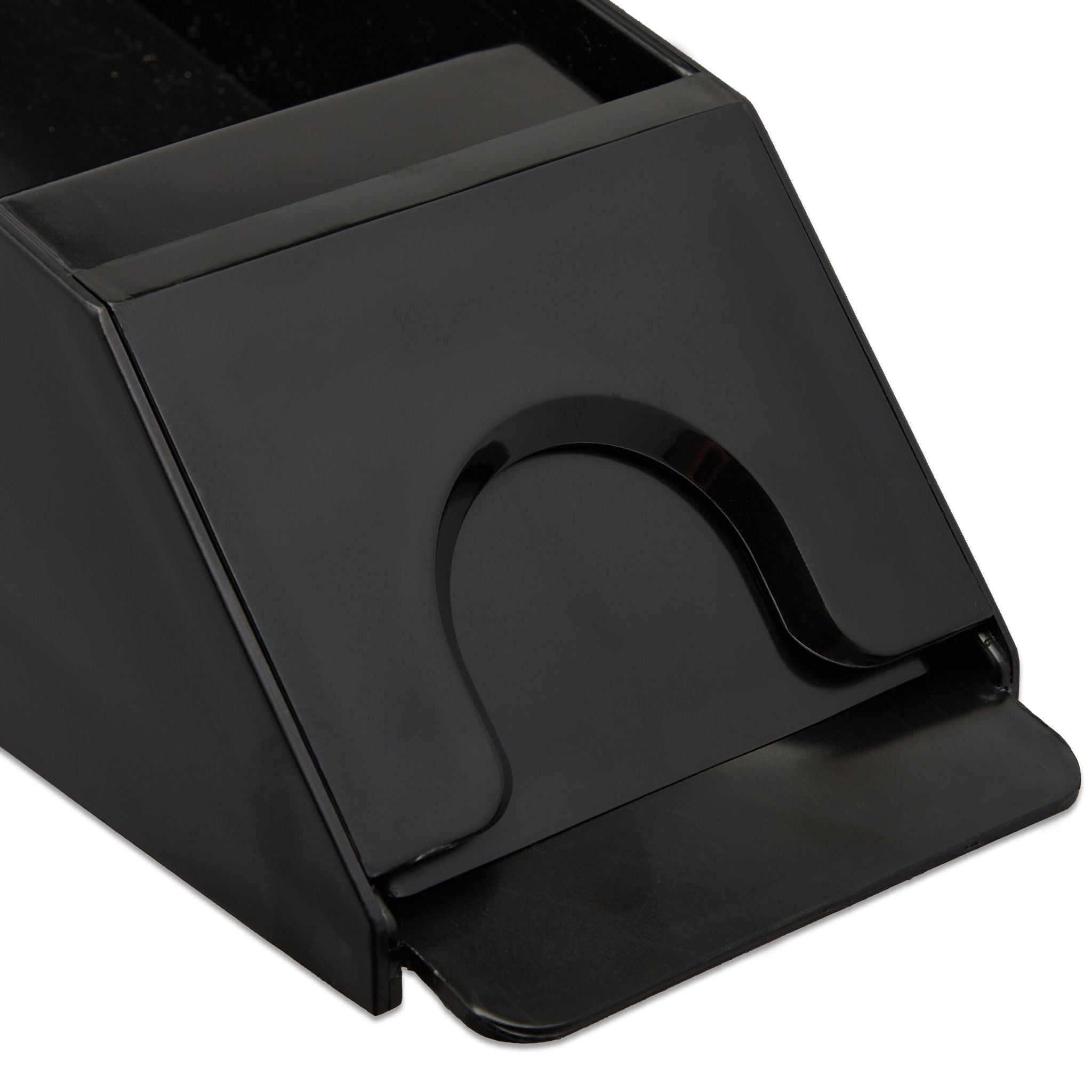 Kartenschlitten mit 4 Decks Schwarz